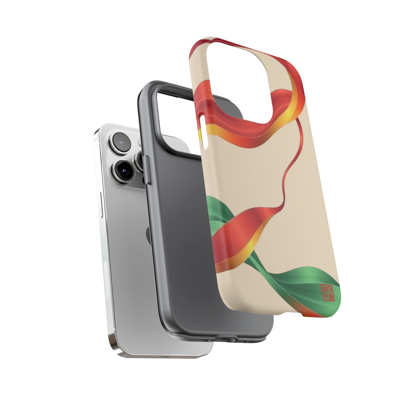 Ribbon Flow iPhone Case - Tough Case