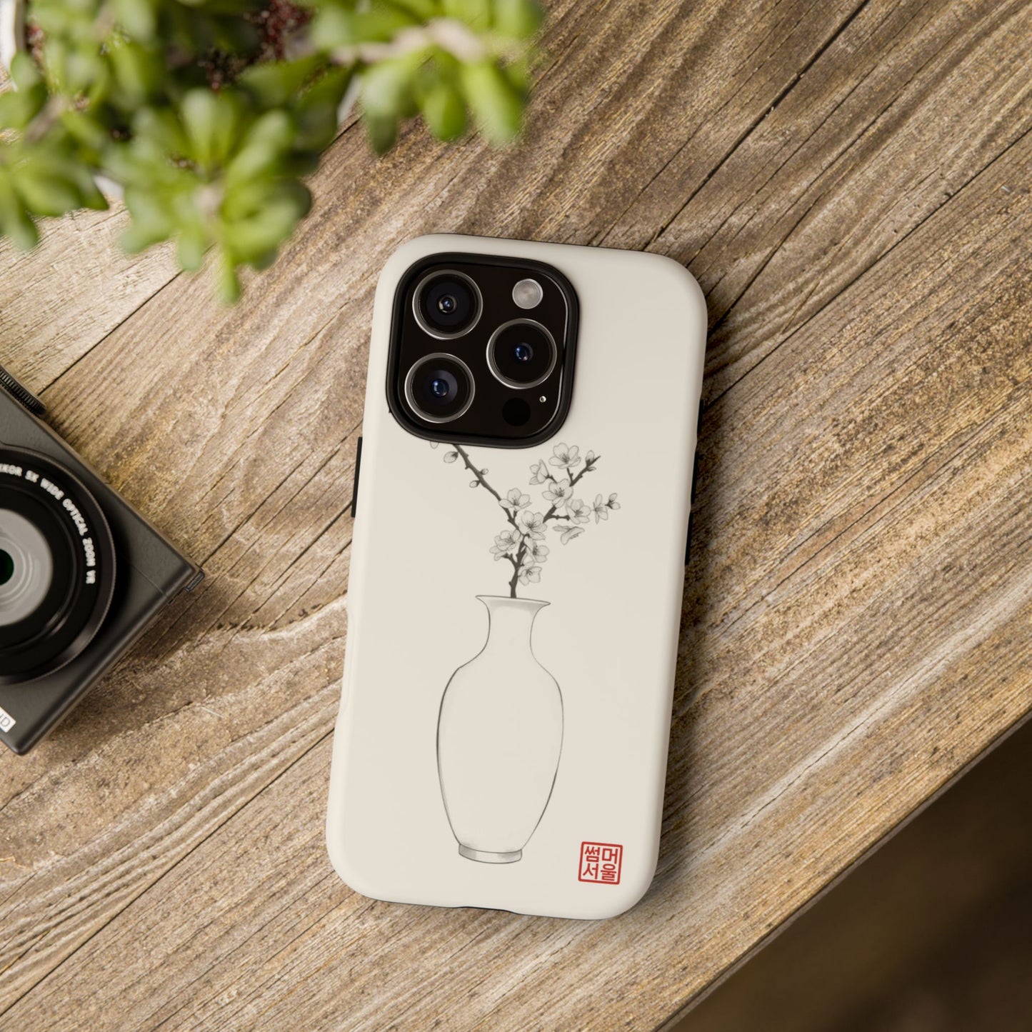 Baekja Blossom iPhone Case - Tough Case