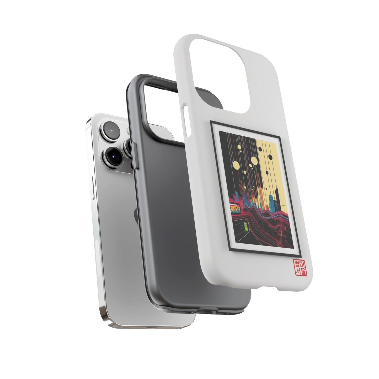 Seoul Canvas iPhone Case - Tough Case