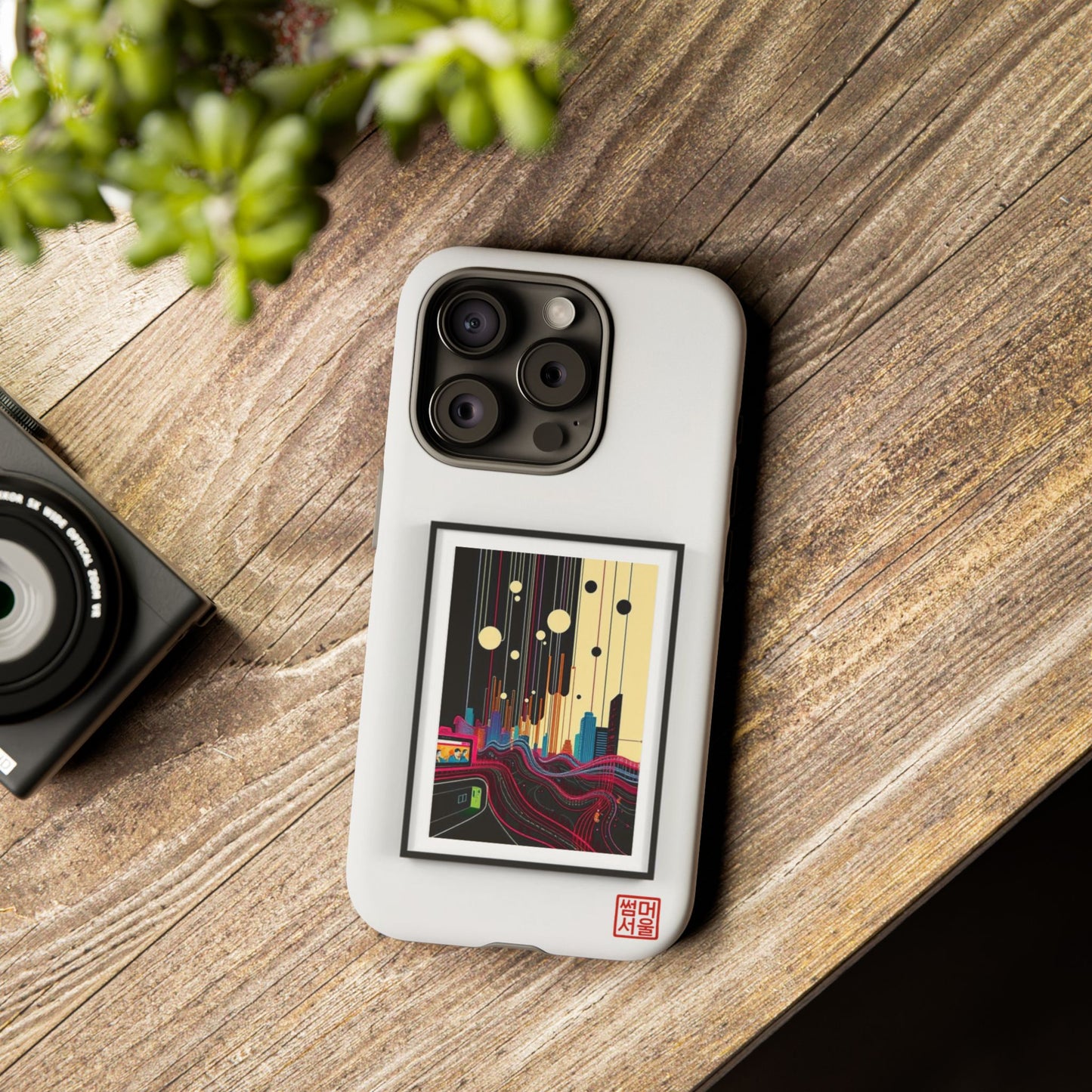 Seoul Canvas iPhone Case - Tough Case