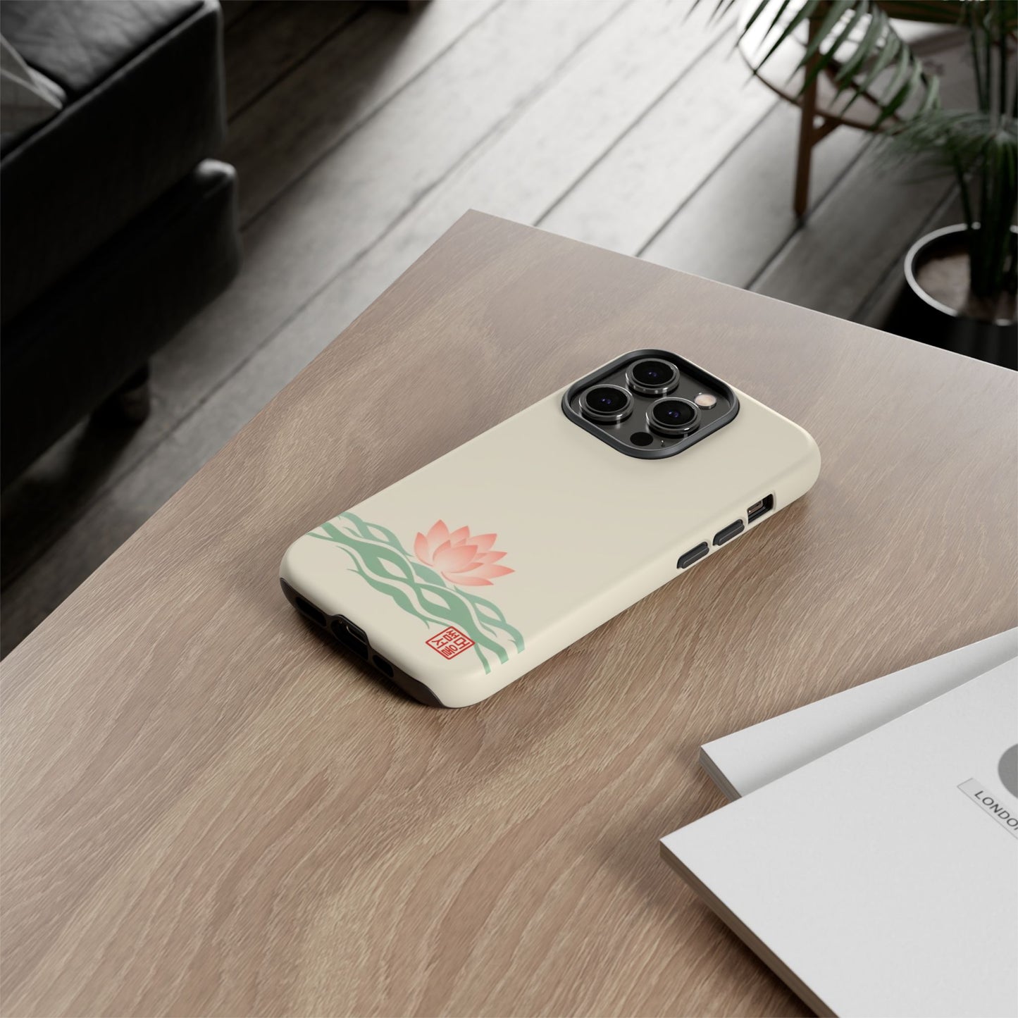 Lotus Rise iPhone Case - Tough Case