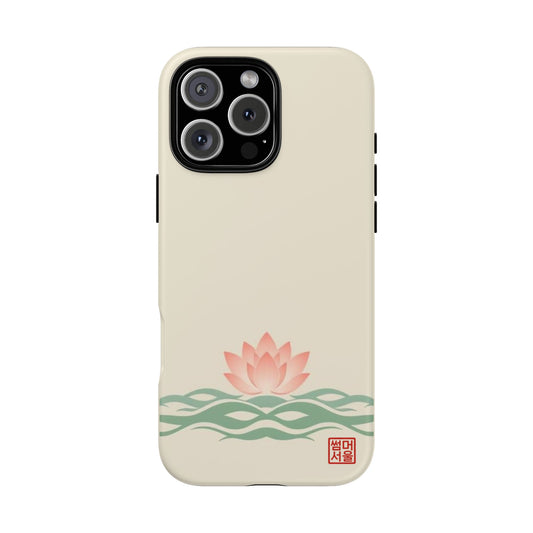 Lotus Rise iPhone Case - Tough Case
