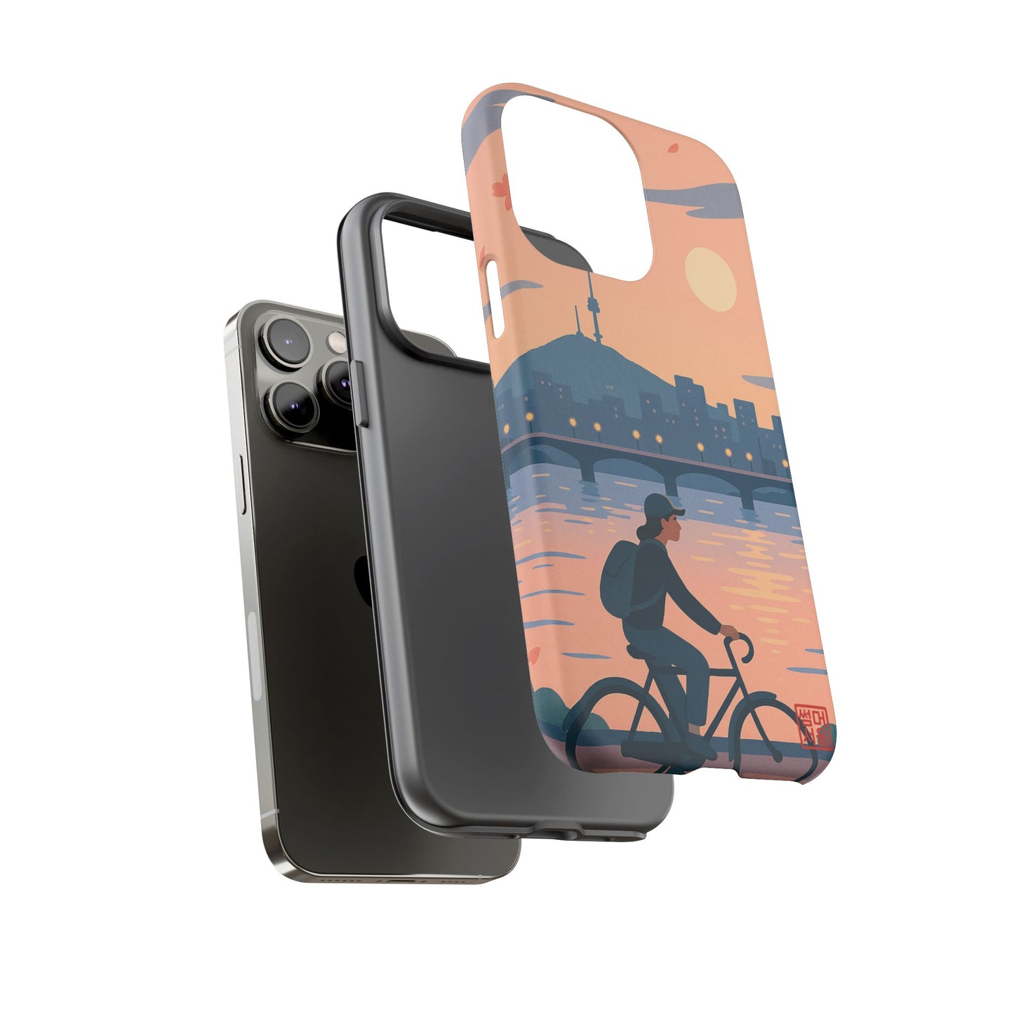 River Glow iPhone Case - Tough Case