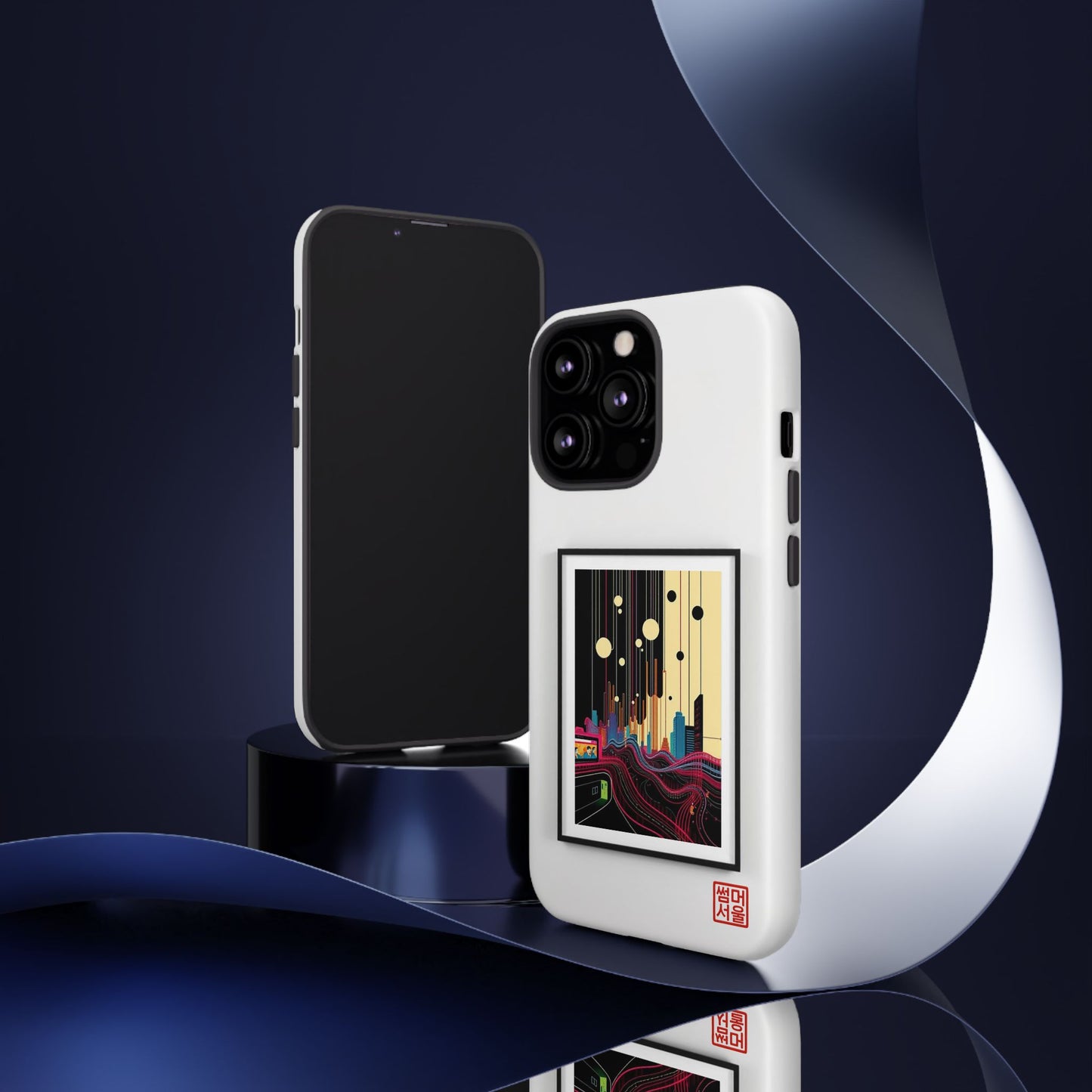 Seoul Canvas iPhone Case - Tough Case