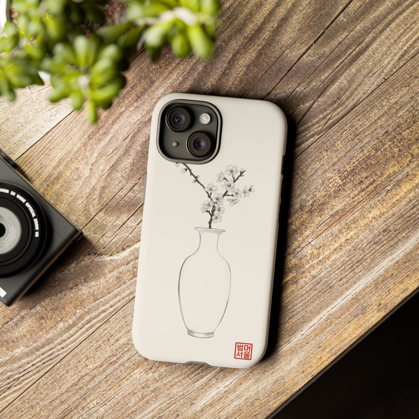 Baekja Blossom iPhone Case - Tough Case