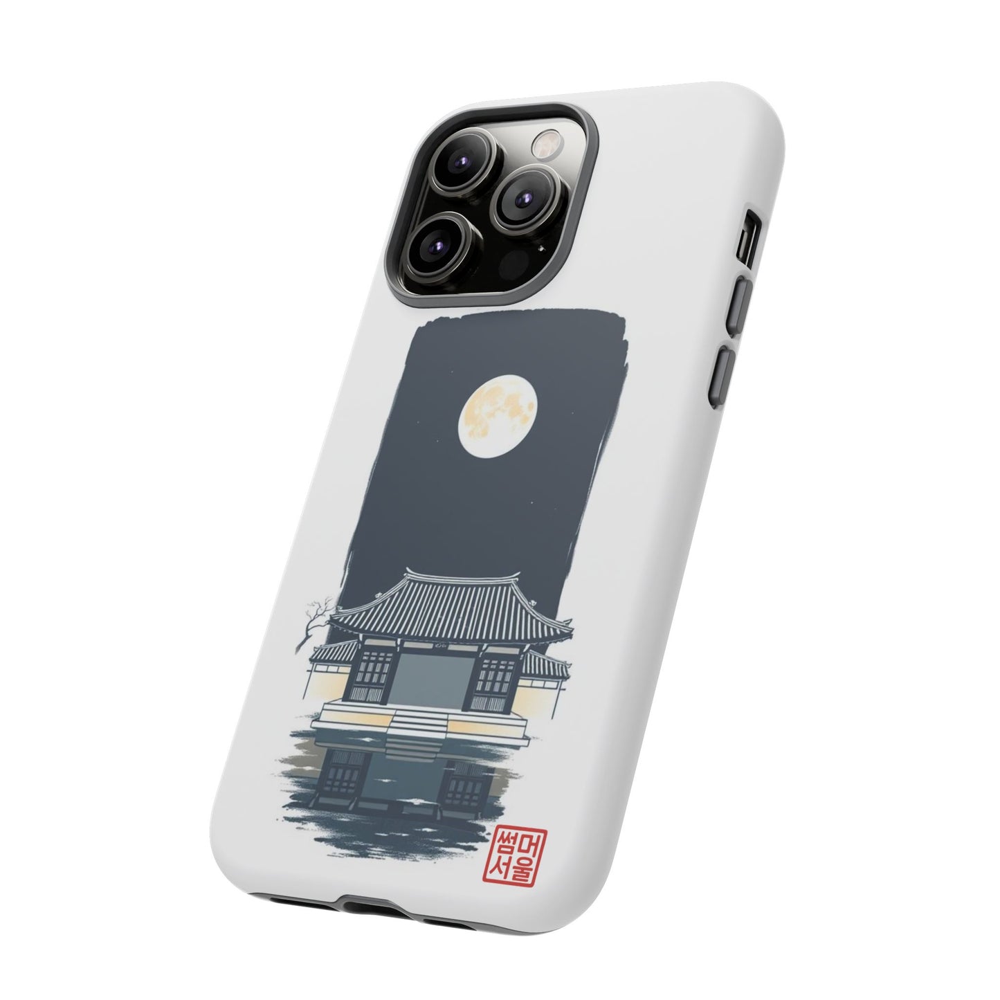 Moon Over Hanok iPhone Case - Tough Case