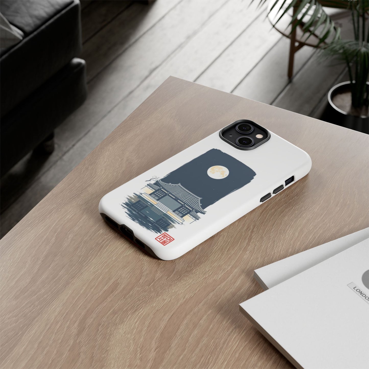 Moon Over Hanok iPhone Case - Tough Case