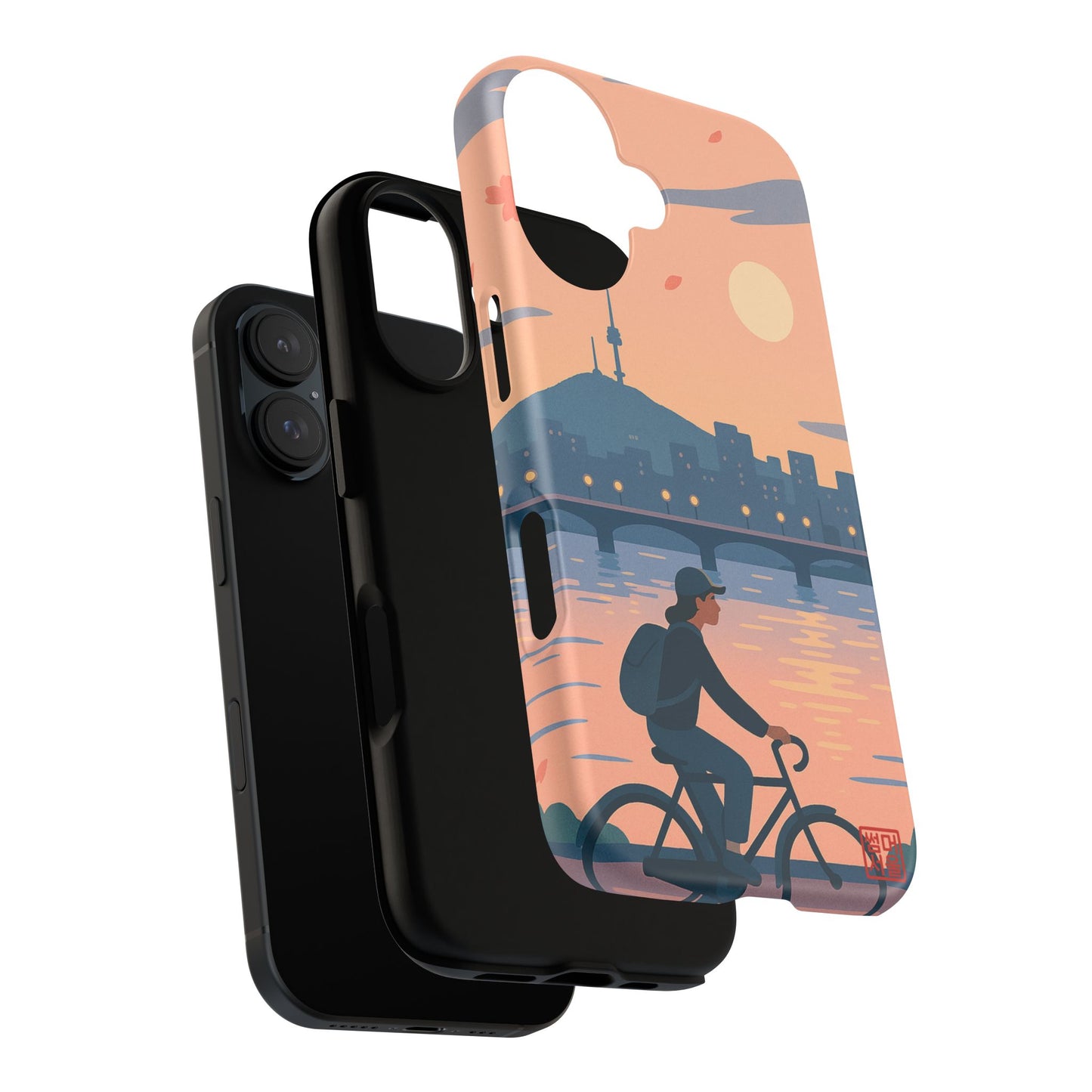 River Glow iPhone Case - Tough Case