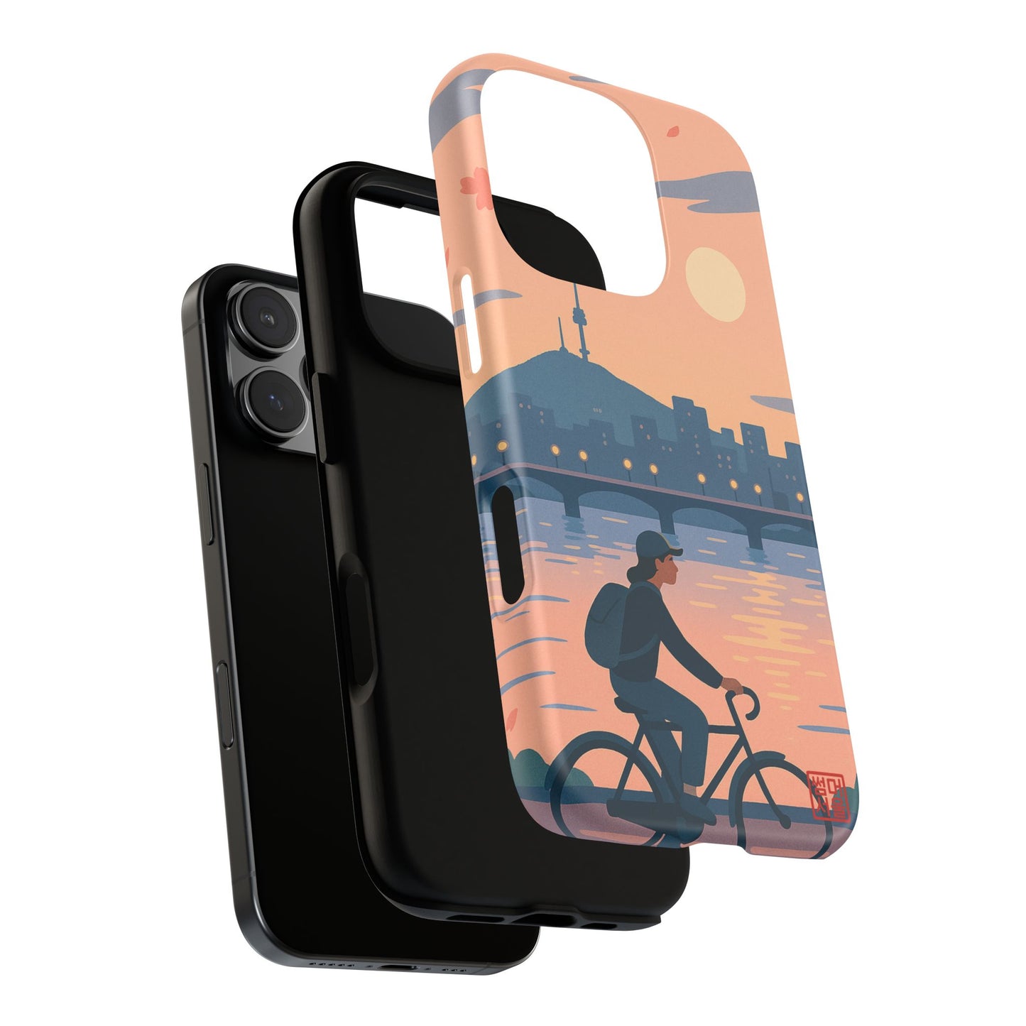 River Glow iPhone Case - Tough Case