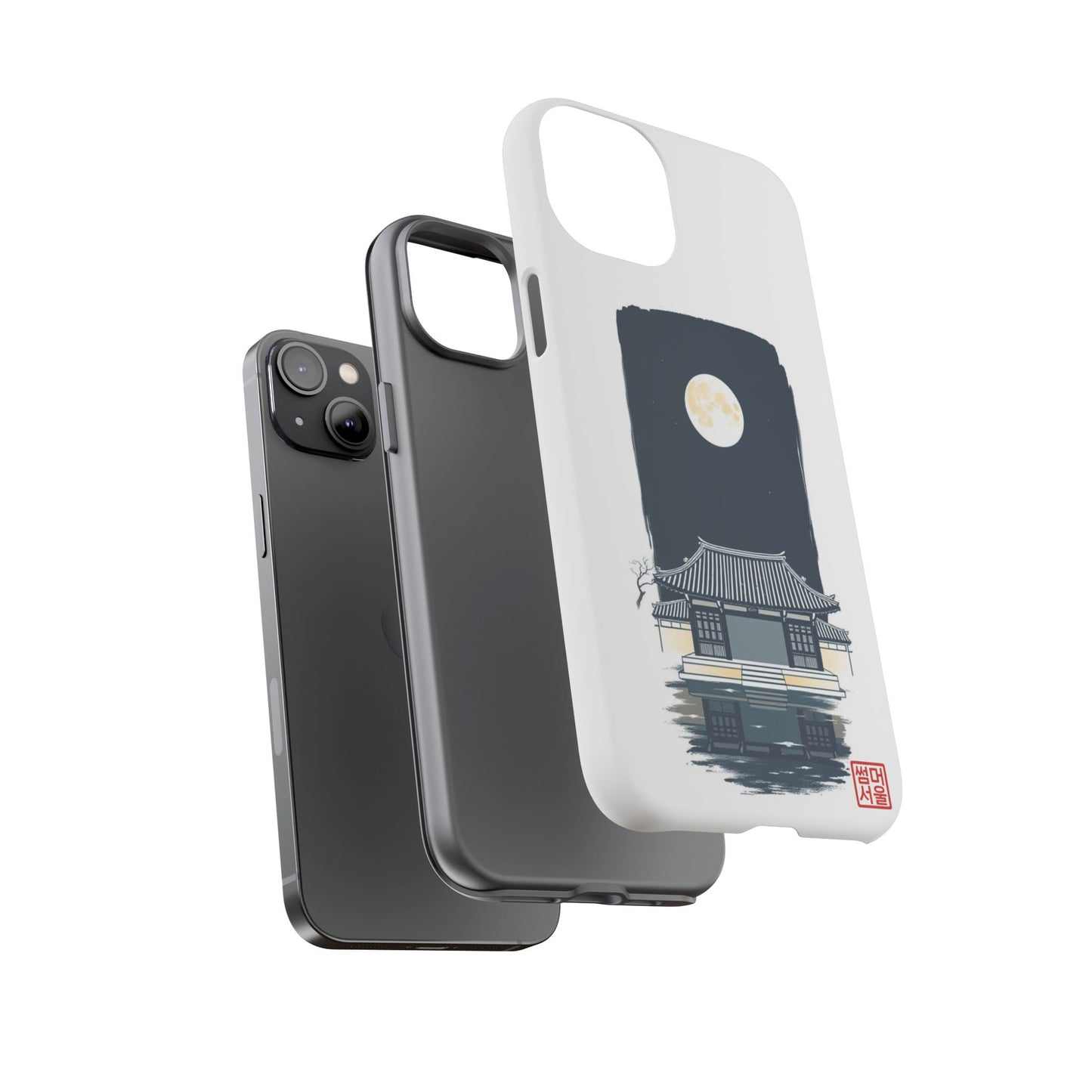 Moon Over Hanok iPhone Case - Tough Case