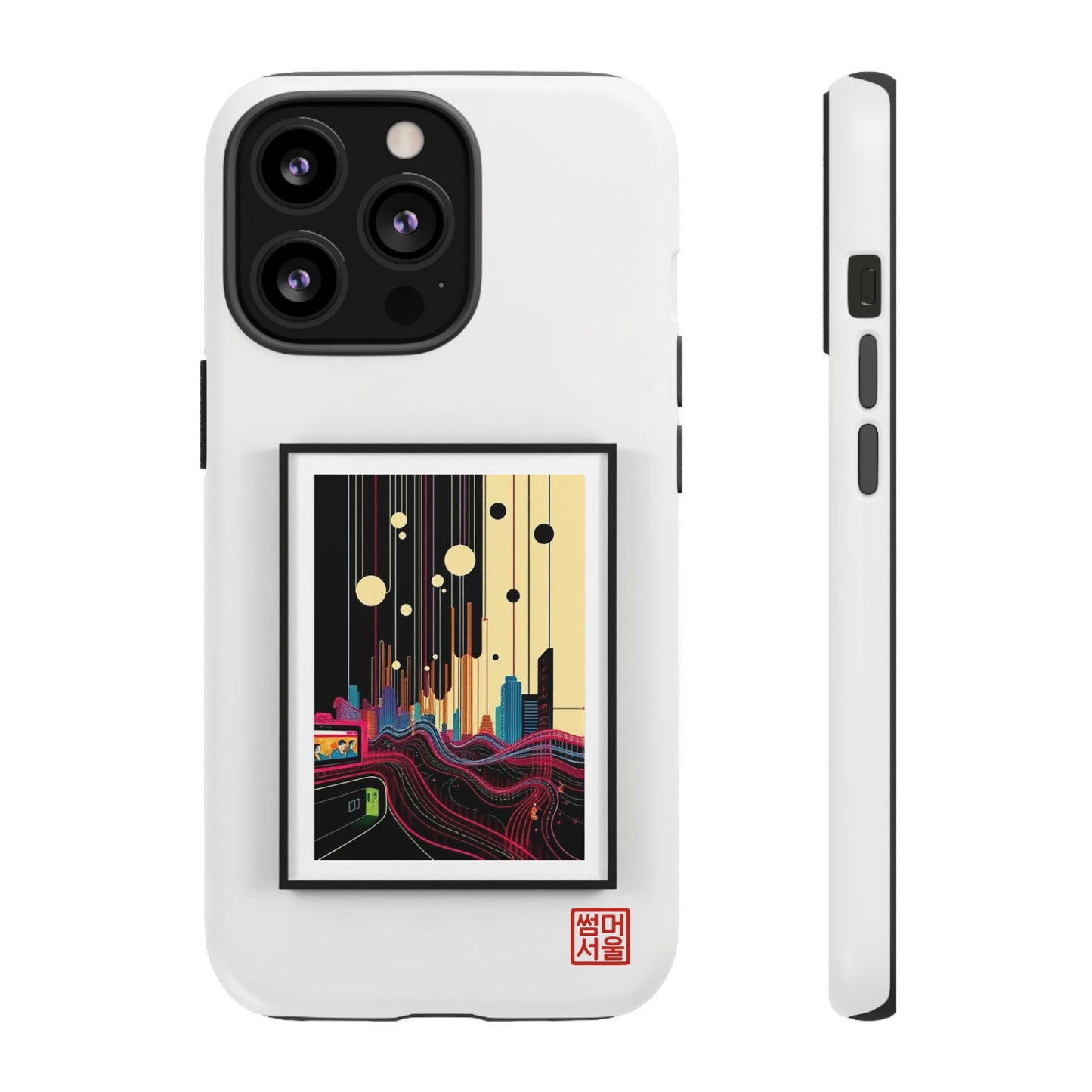 Seoul Canvas iPhone Case - Tough Case