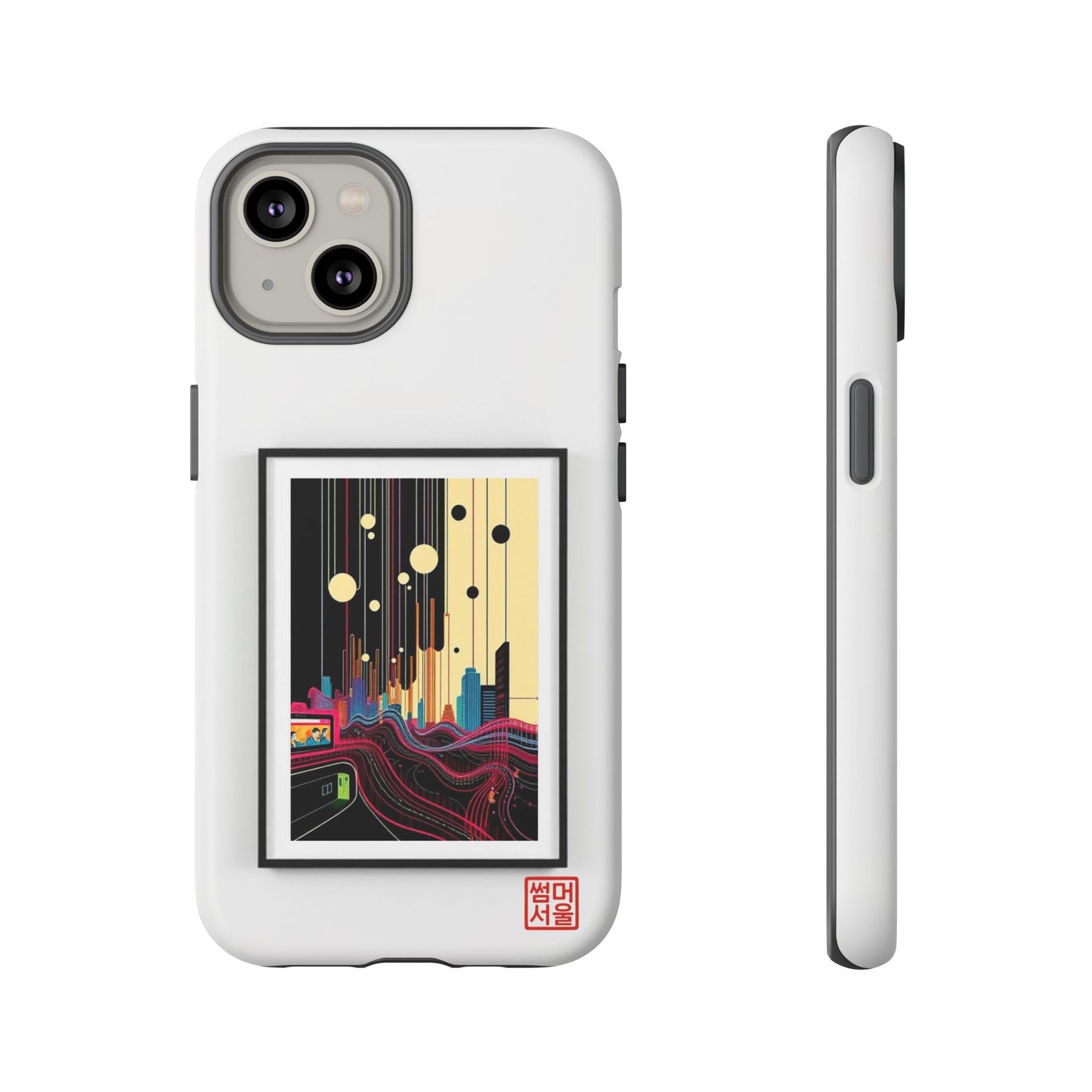 Seoul Canvas iPhone Case - Tough Case