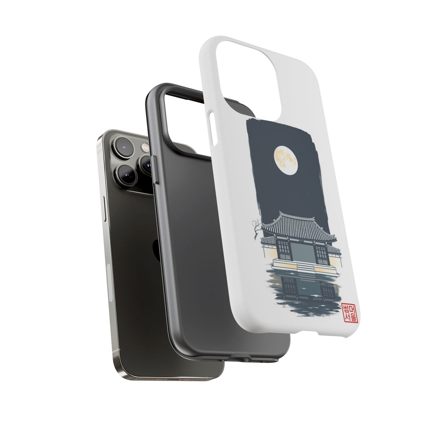 Moon Over Hanok iPhone Case - Tough Case