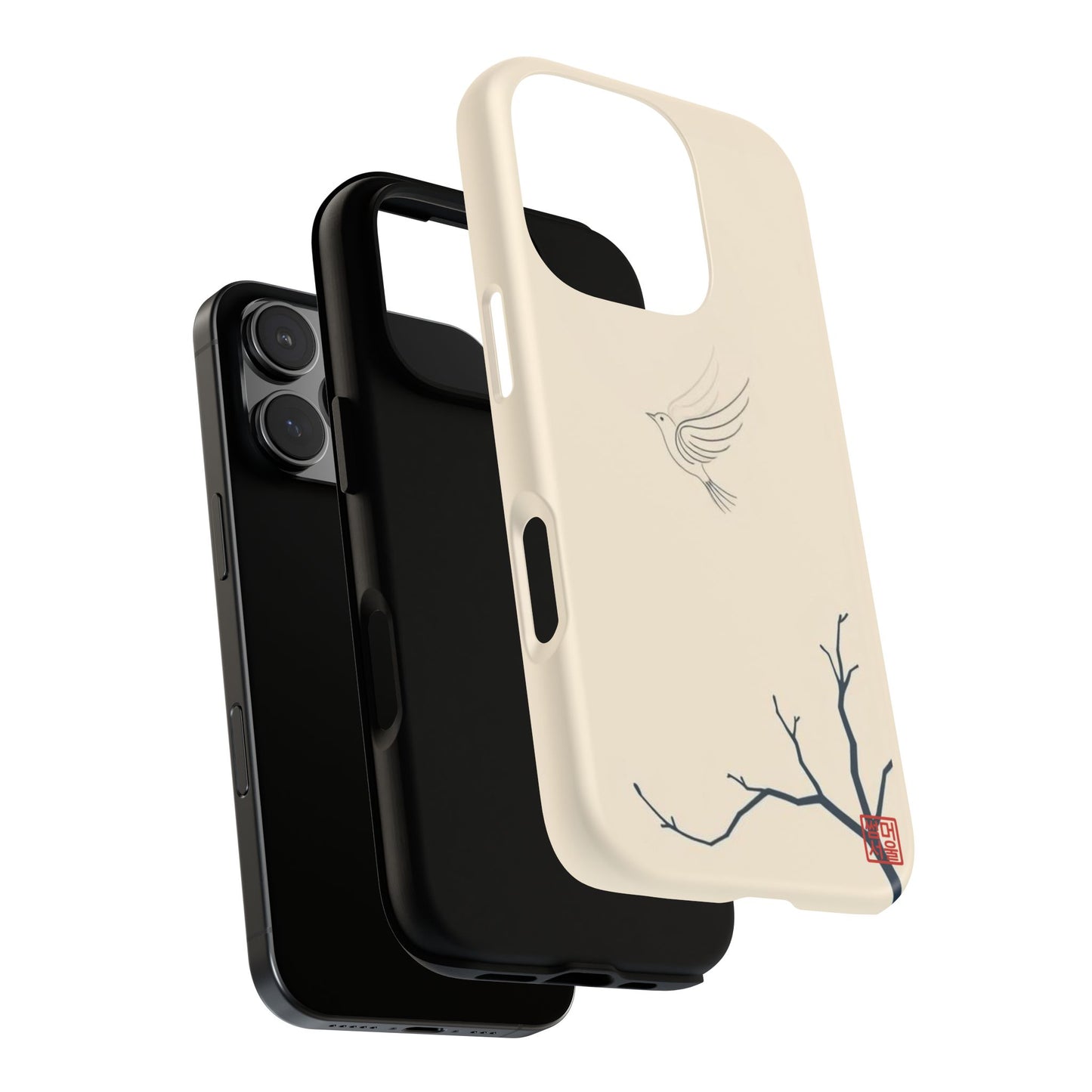 Soaring Magpie iPhone Case - Tough Case