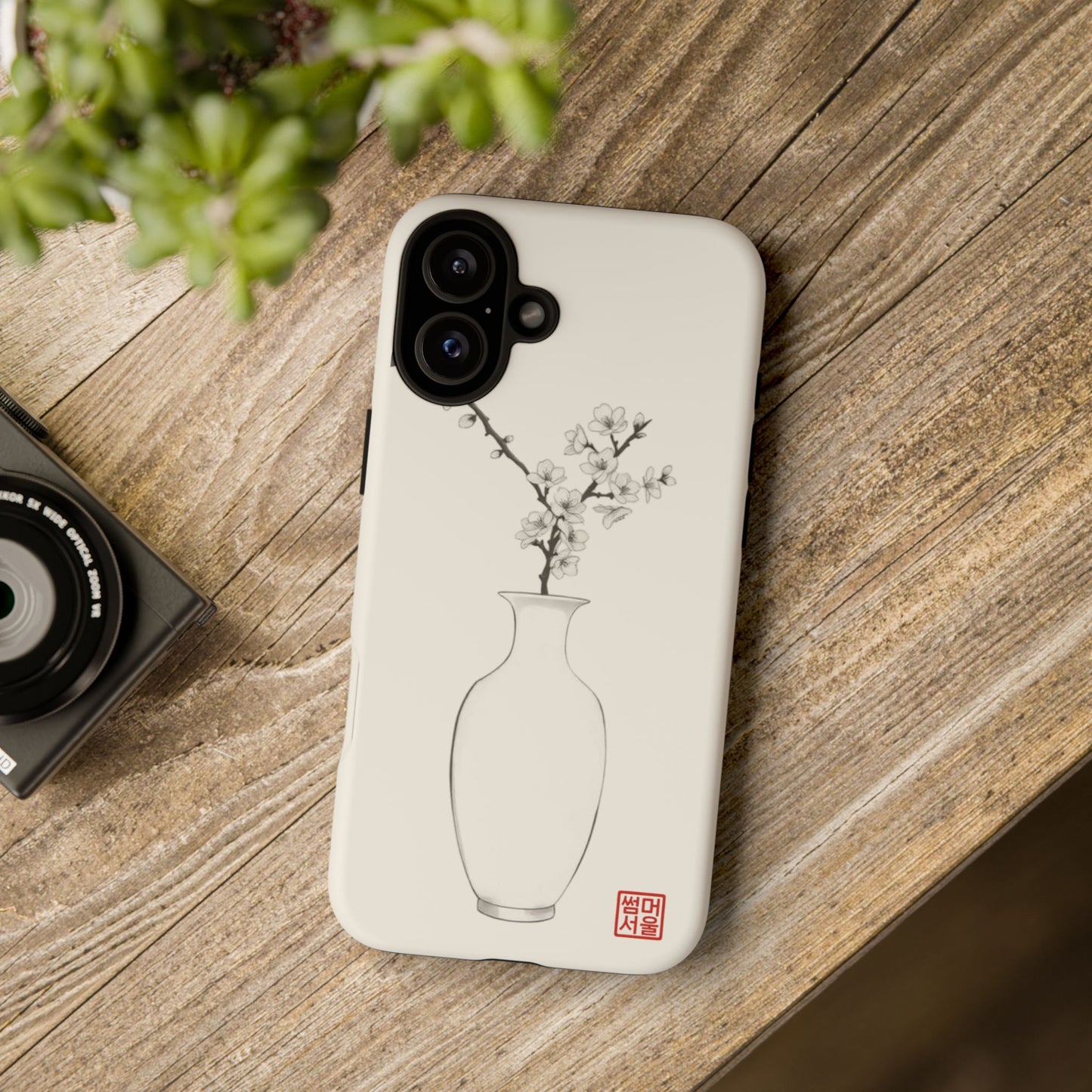 Baekja Blossom iPhone Case - Tough Case
