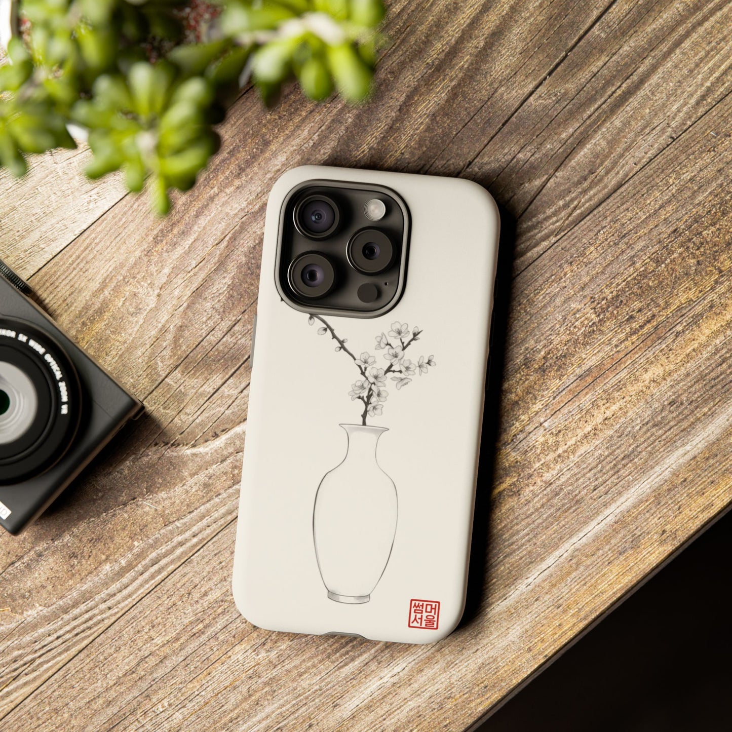 Baekja Blossom iPhone Case - Tough Case