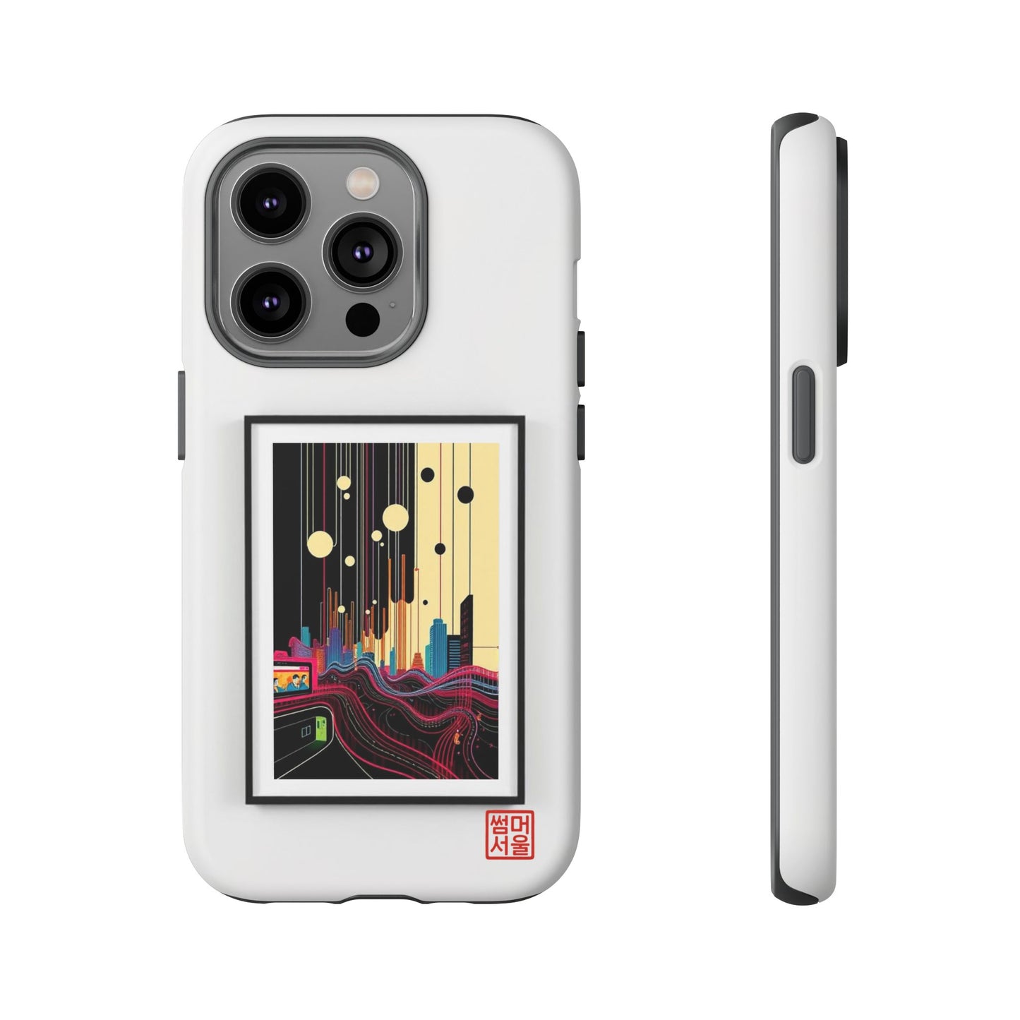 Seoul Canvas iPhone Case - Tough Case