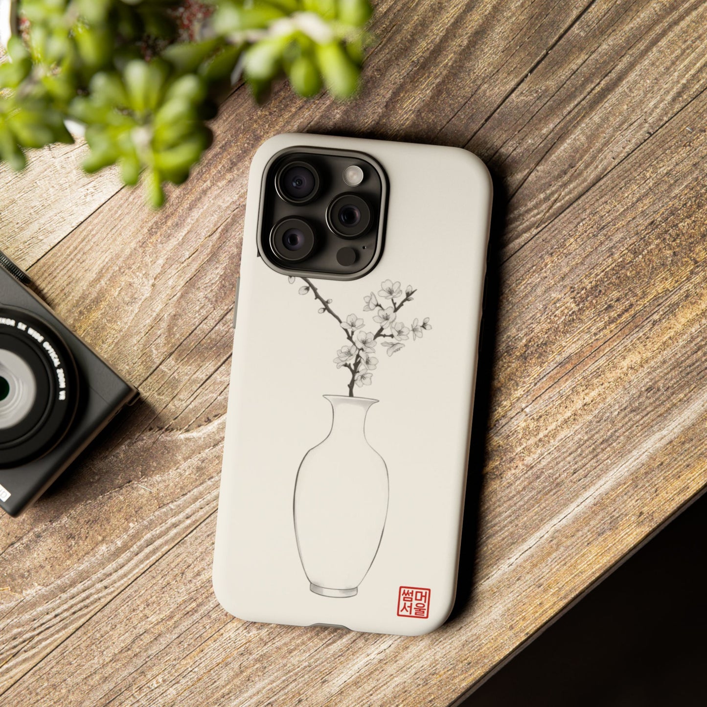 Baekja Blossom iPhone Case - Tough Case
