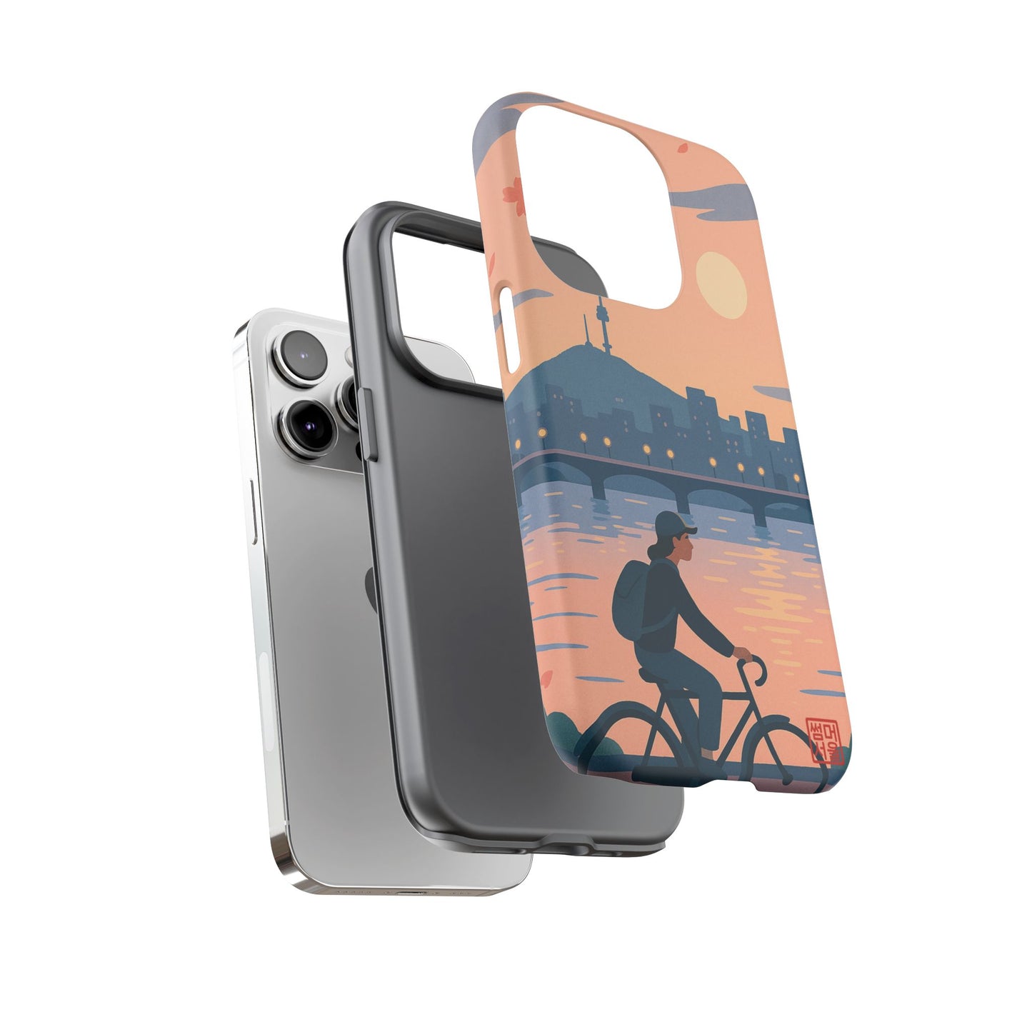 River Glow iPhone Case - Tough Case