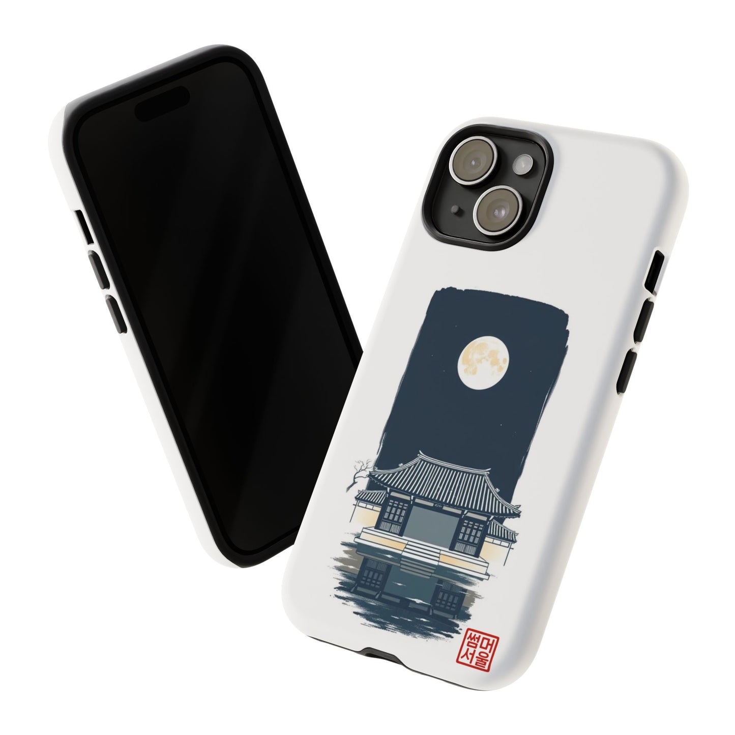 Moon Over Hanok iPhone Case - Tough Case