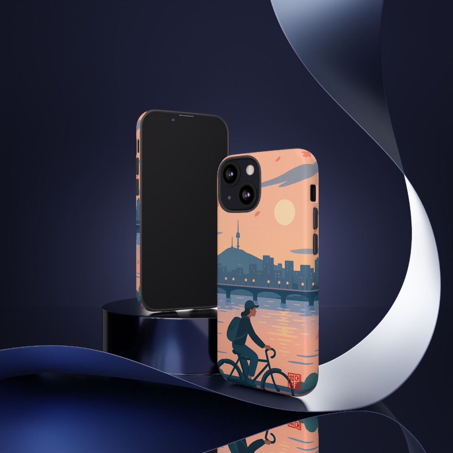 River Glow iPhone Case - Tough Case