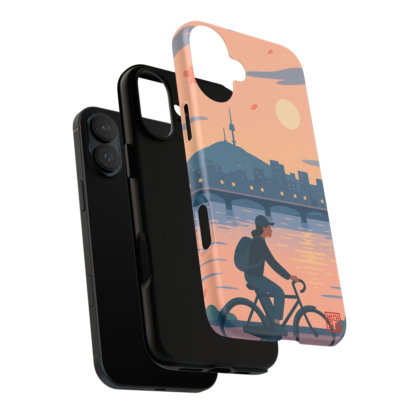 River Glow iPhone Case - Tough Case