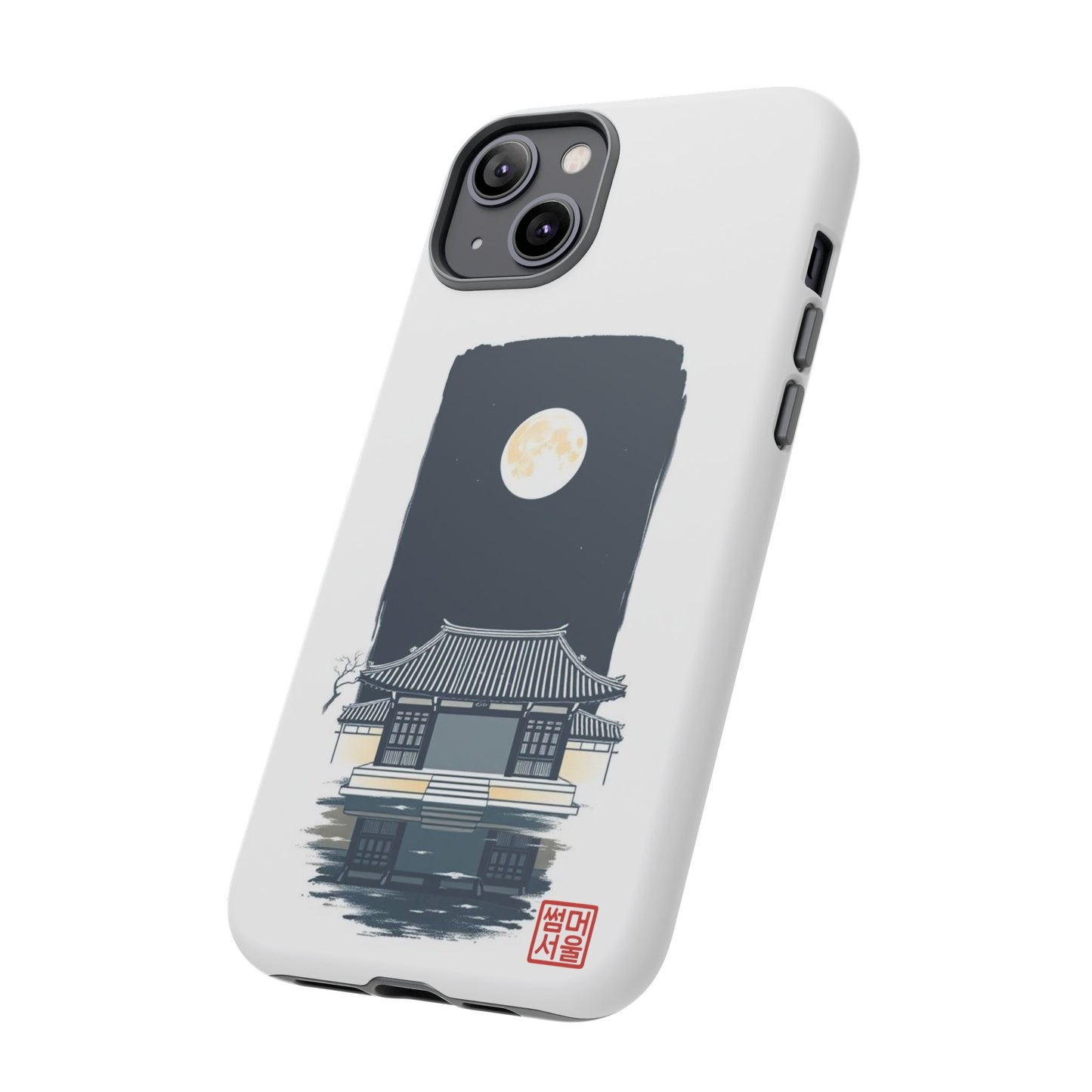 Moon Over Hanok iPhone Case - Tough Case