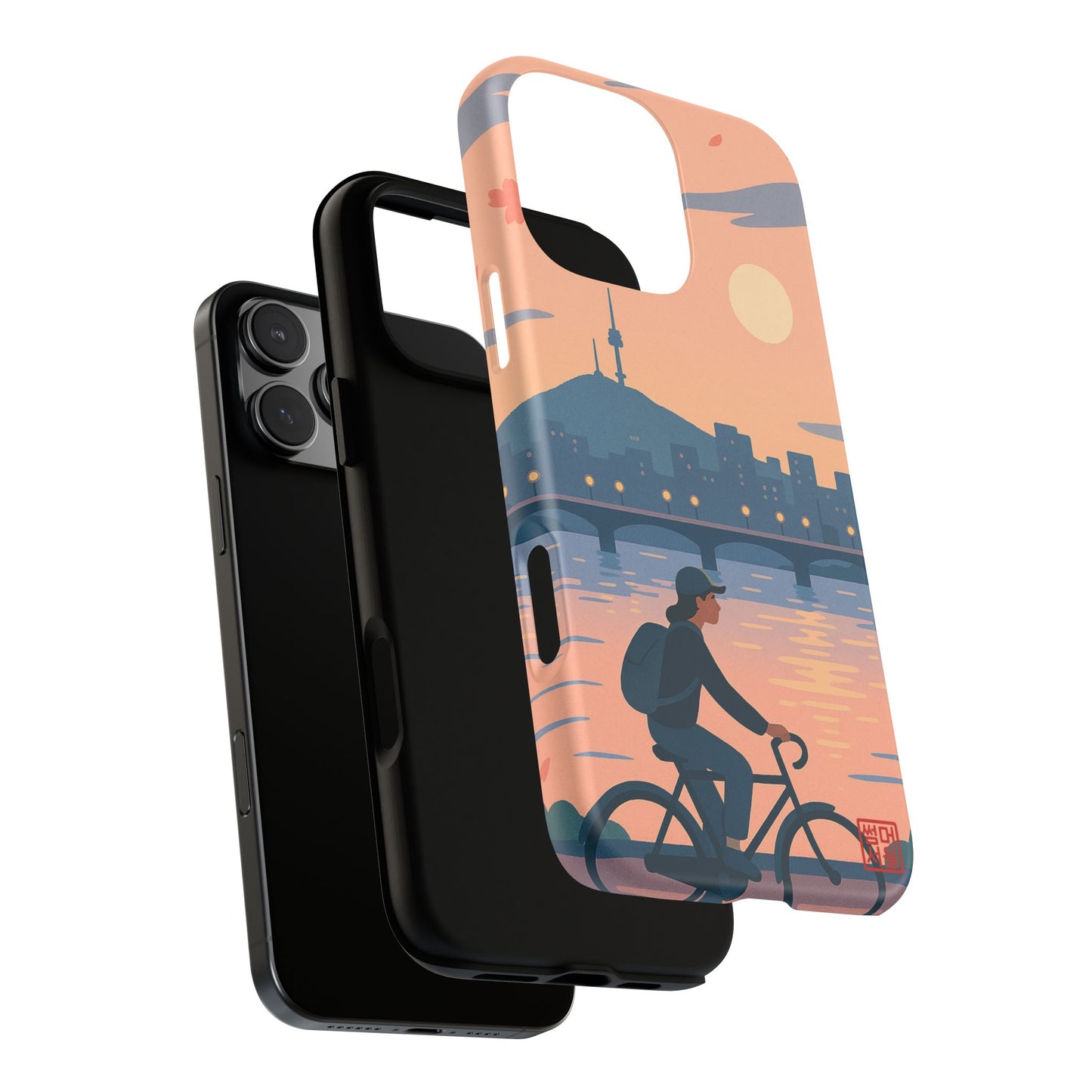 River Glow iPhone Case - Tough Case