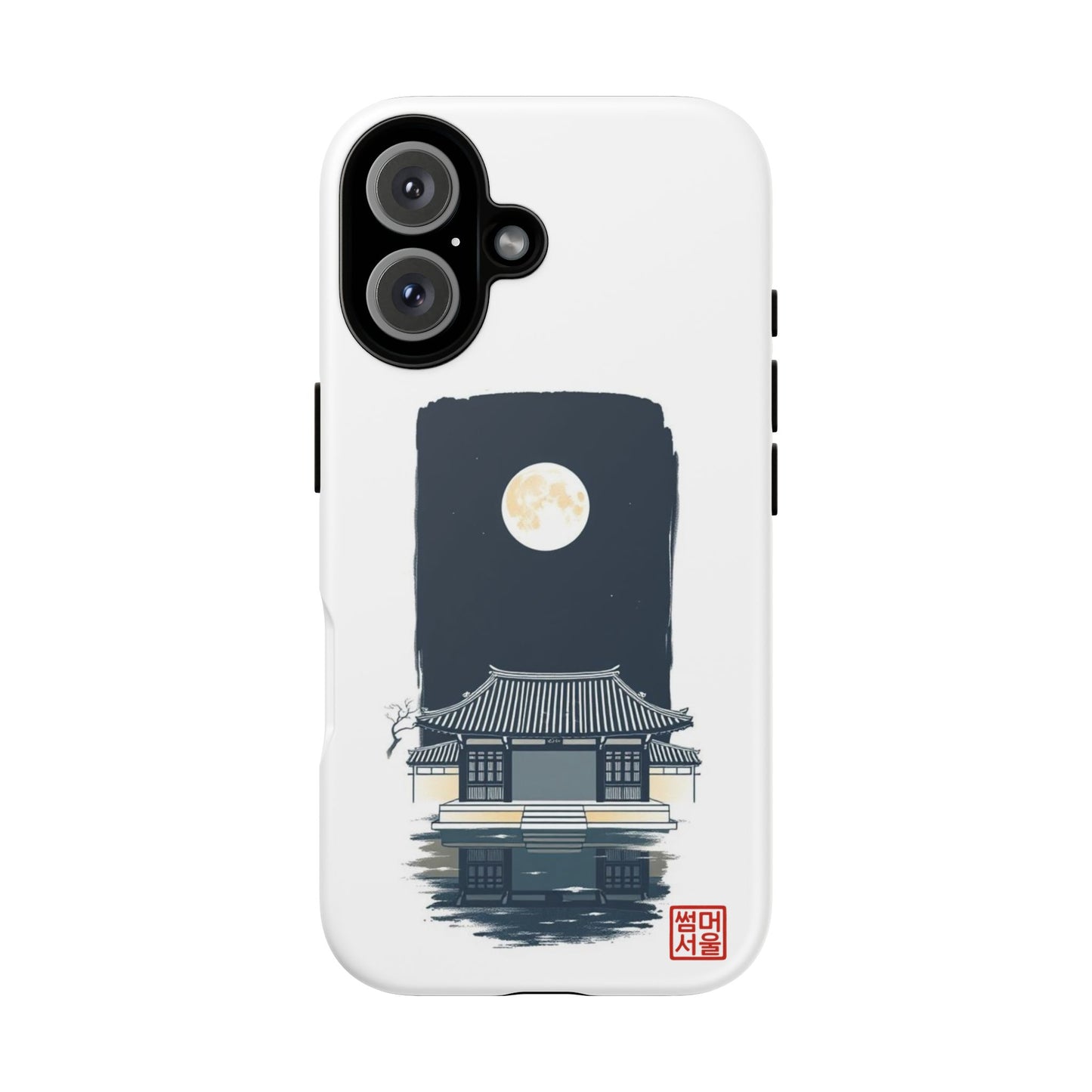 Moon Over Hanok iPhone Case - Tough Case