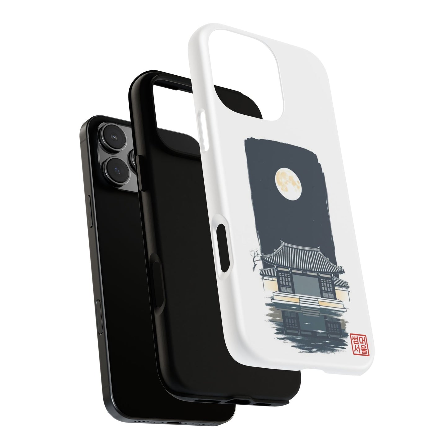 Moon Over Hanok iPhone Case - Tough Case