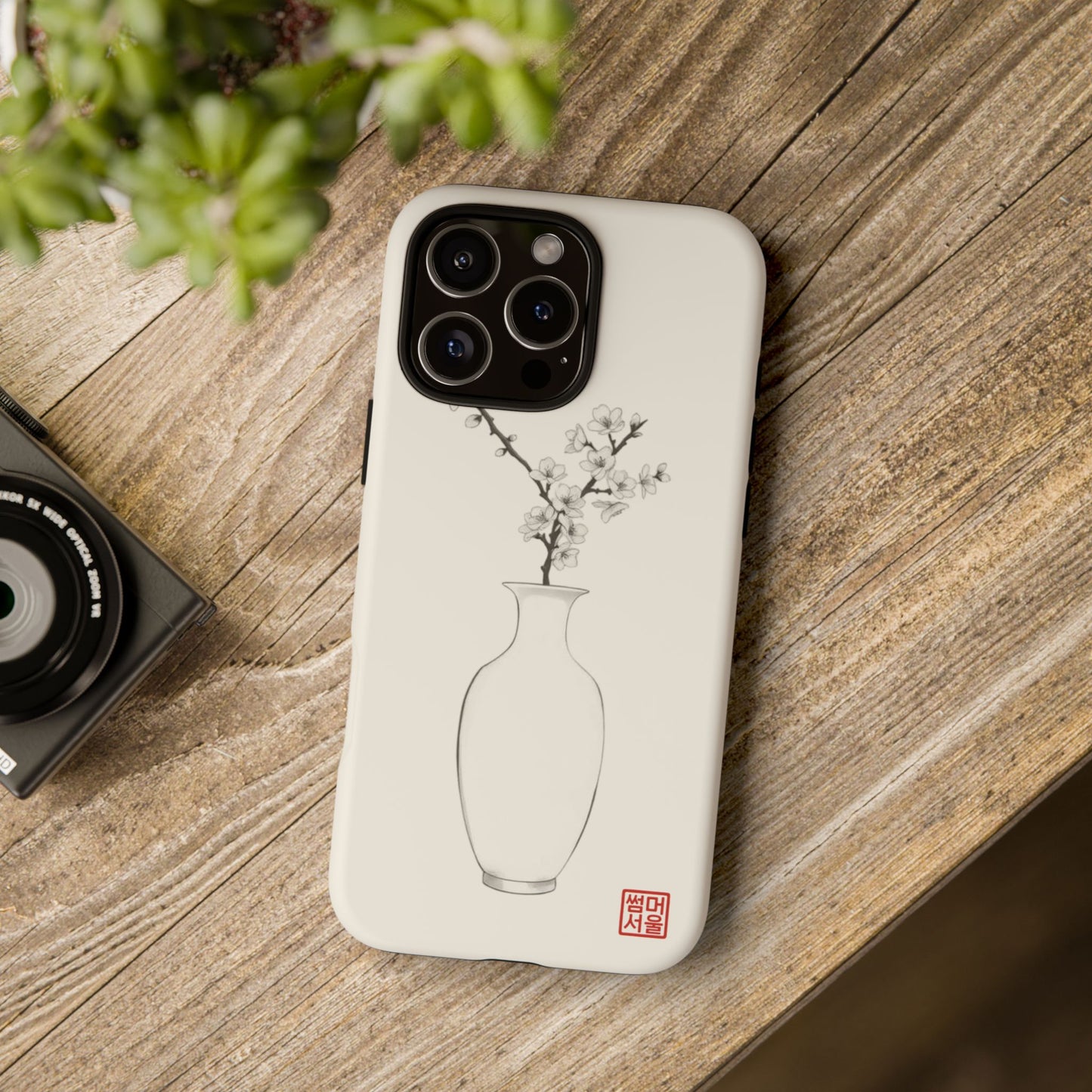 Baekja Blossom iPhone Case - Tough Case