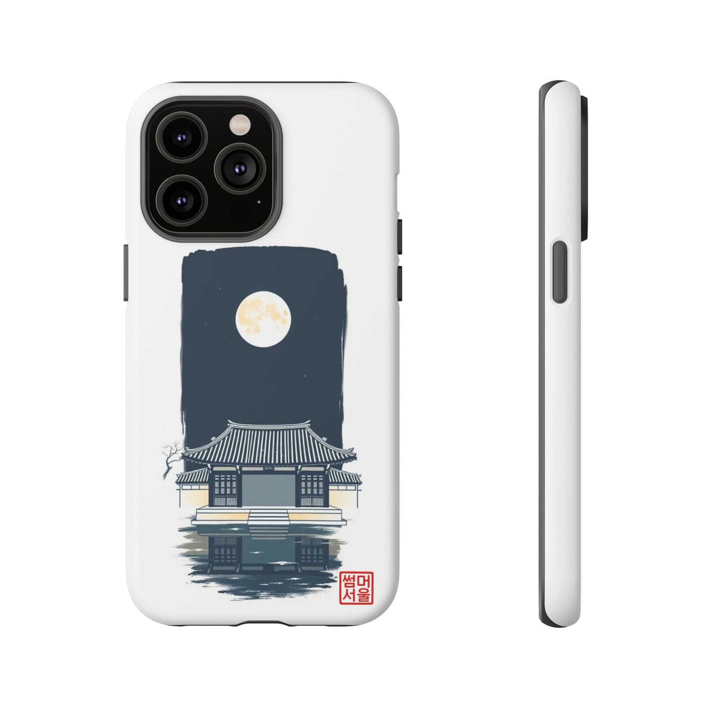 Moon Over Hanok iPhone Case - Tough Case