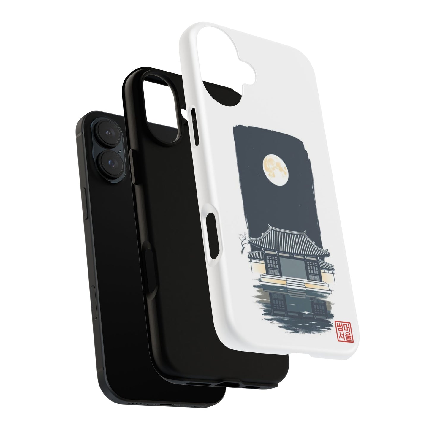 Moon Over Hanok iPhone Case - Tough Case