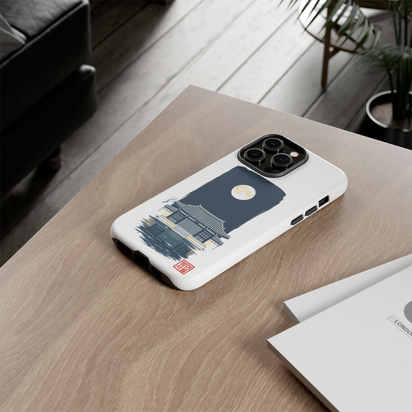 Moon Over Hanok iPhone Case - Tough Case