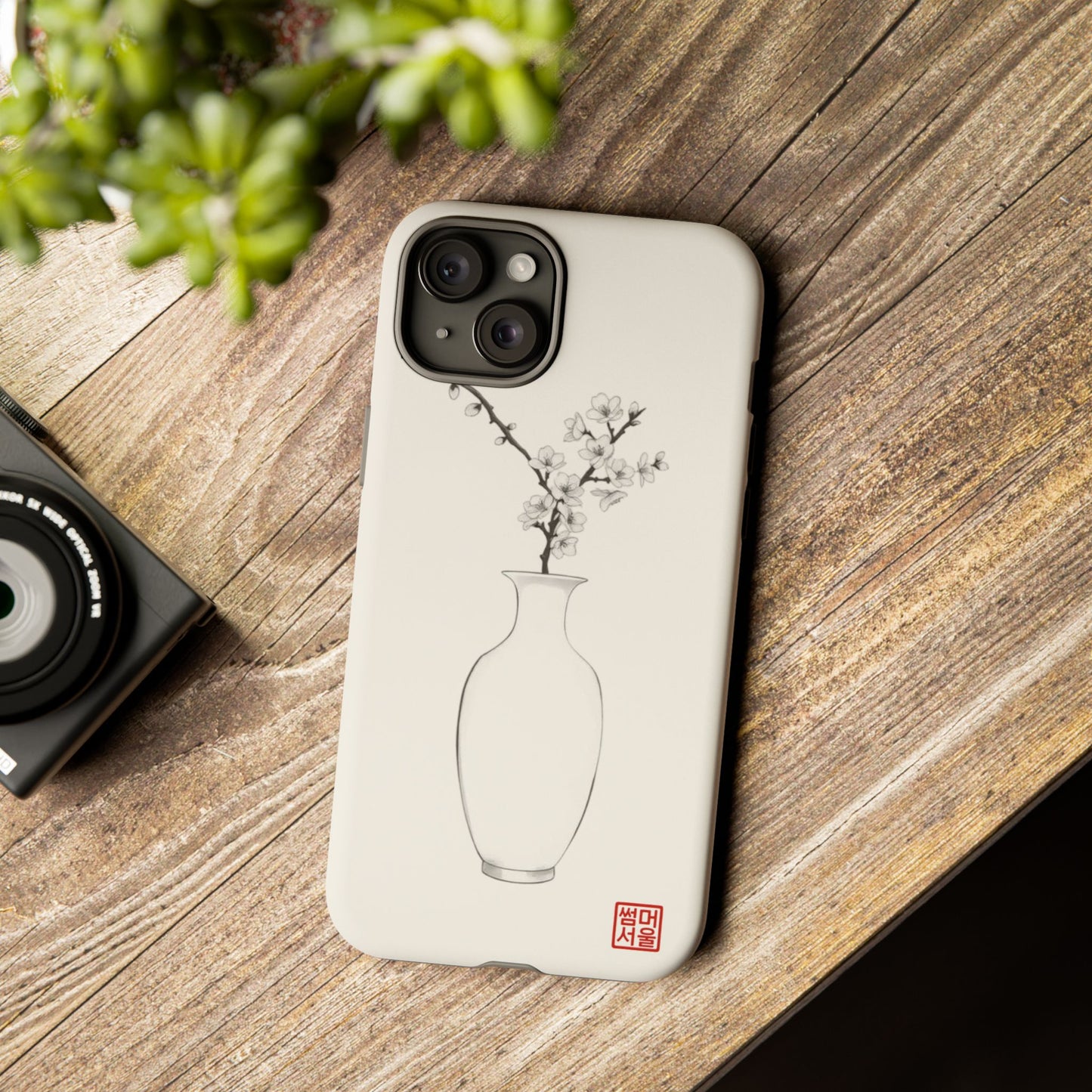 Baekja Blossom iPhone Case - Tough Case