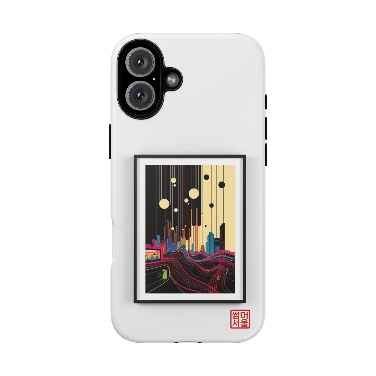 Seoul Canvas iPhone Case - Tough Case