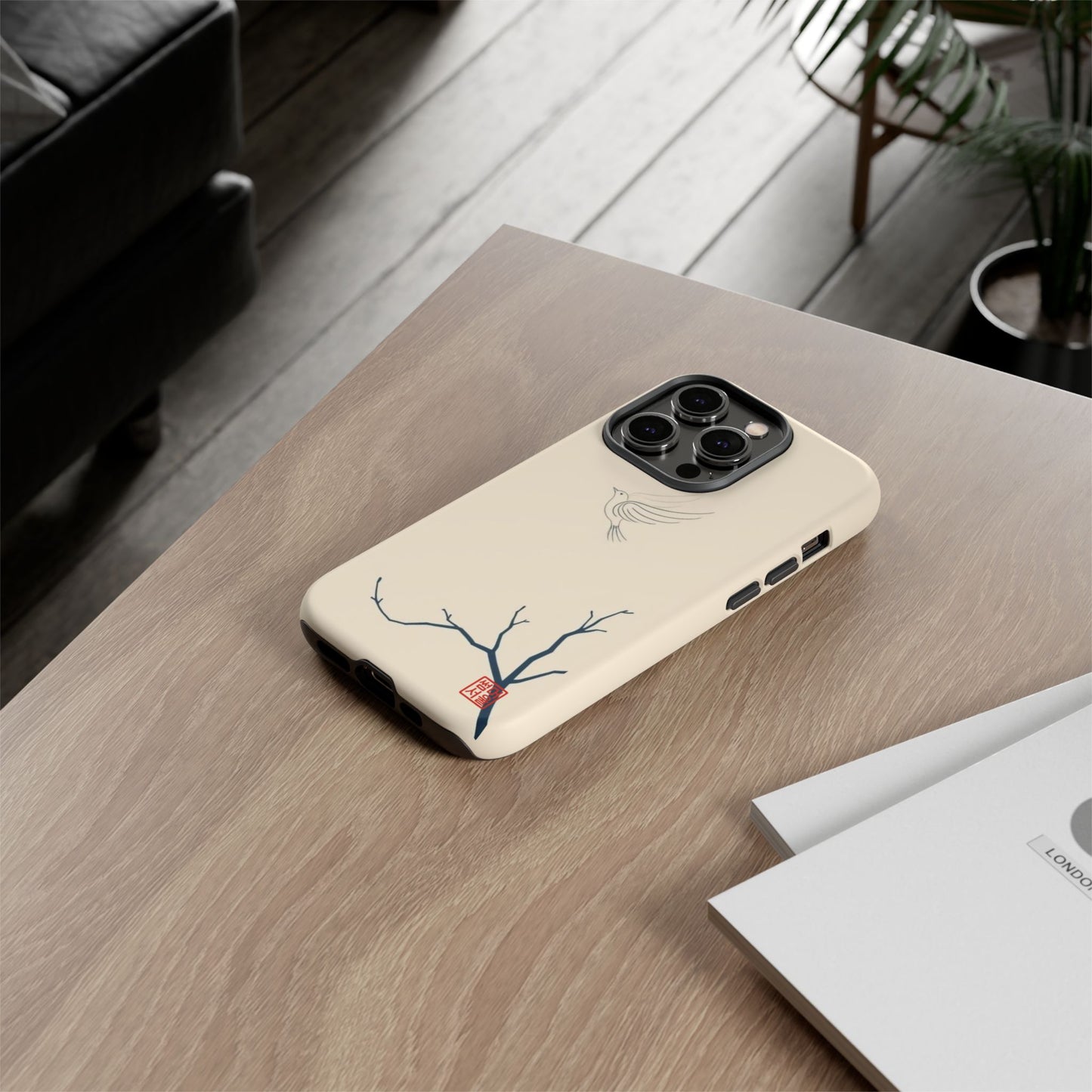 Soaring Magpie iPhone Case - Tough Case