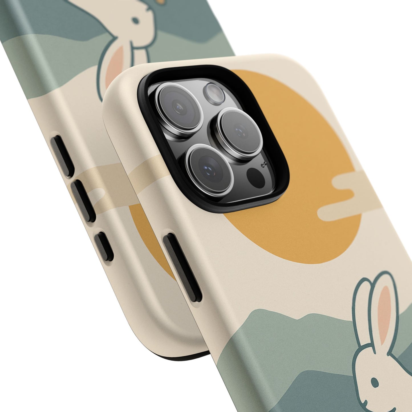 Moon Rabbit iPhone Case - Tough Case