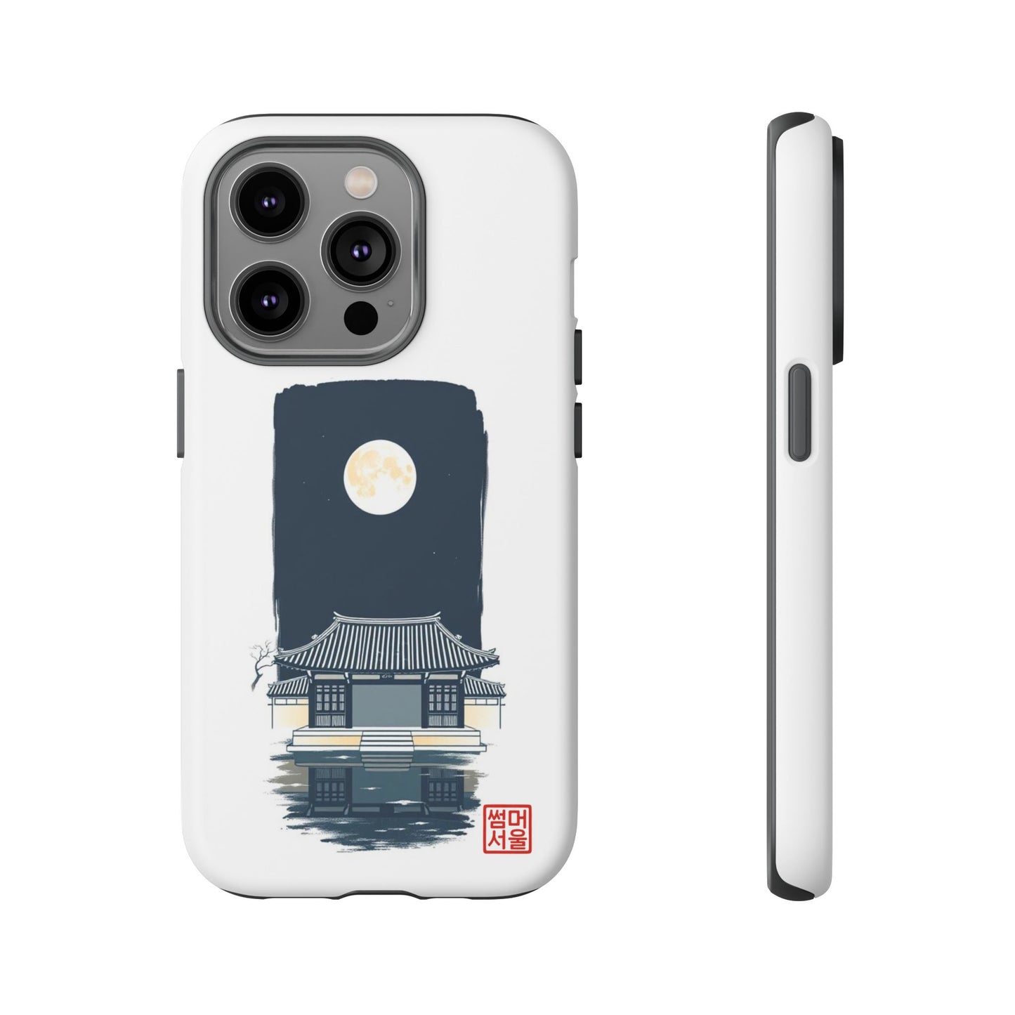 Moon Over Hanok iPhone Case - Tough Case