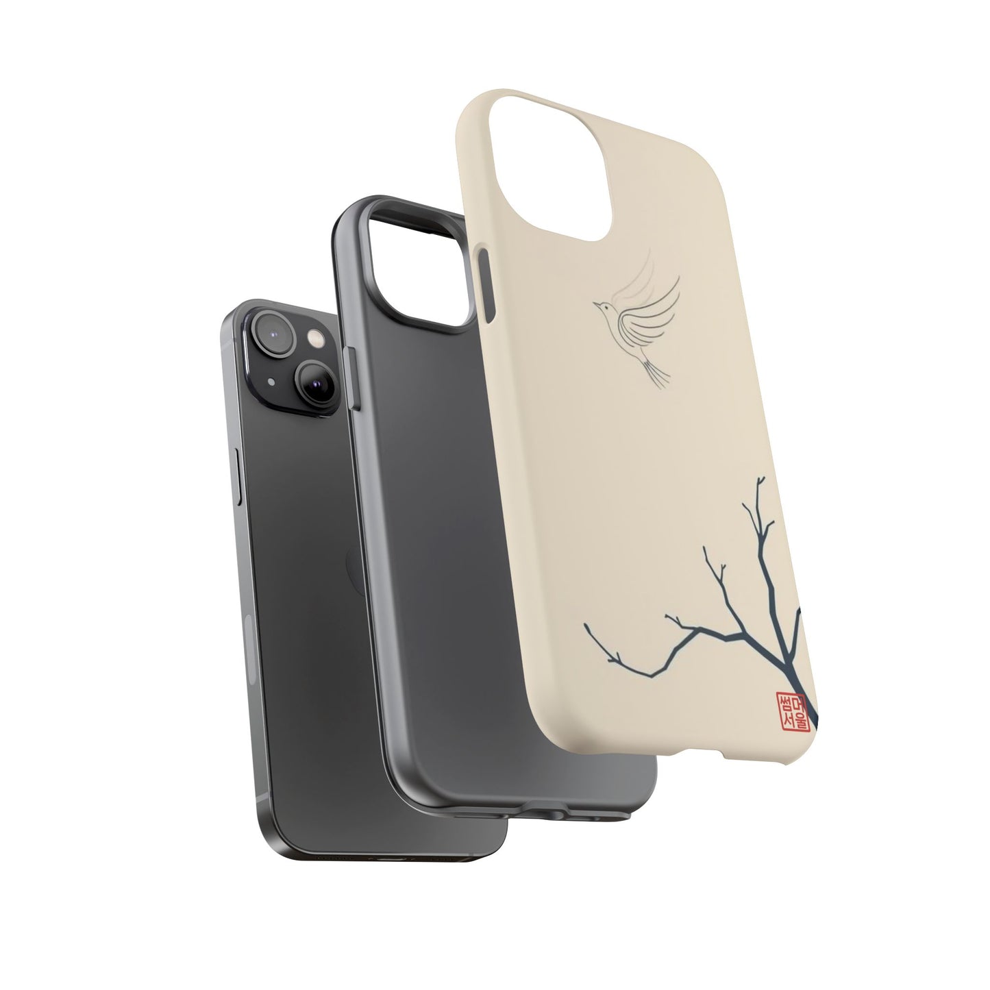 Soaring Magpie iPhone Case - Tough Case