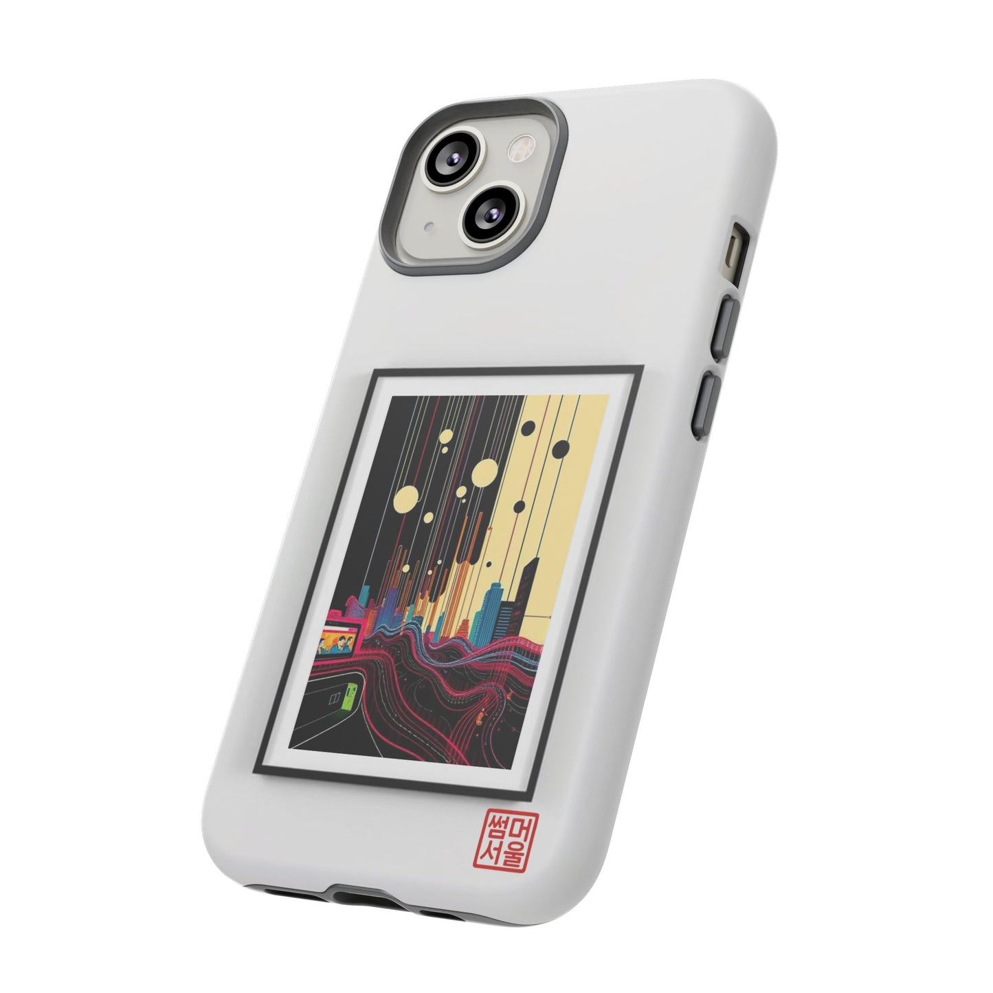 Seoul Canvas iPhone Case - Tough Case