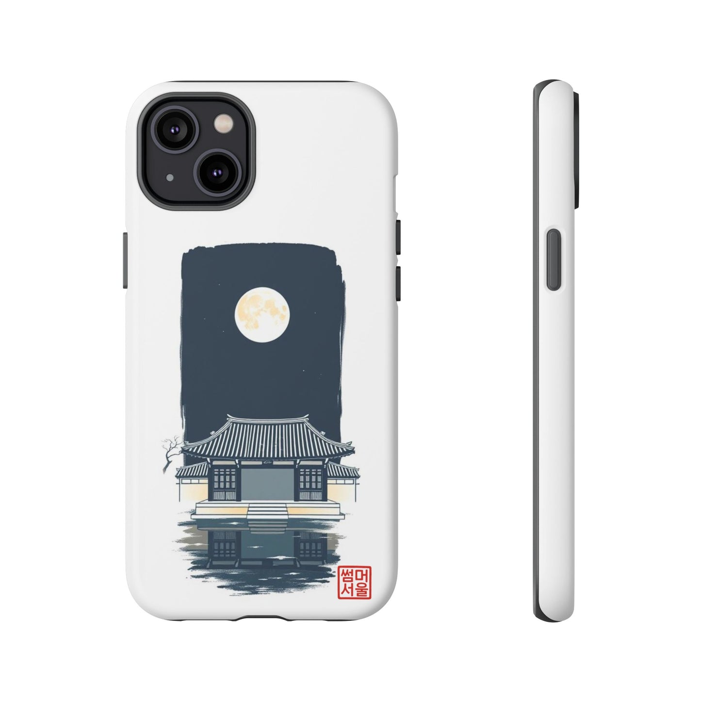 Moon Over Hanok iPhone Case - Tough Case