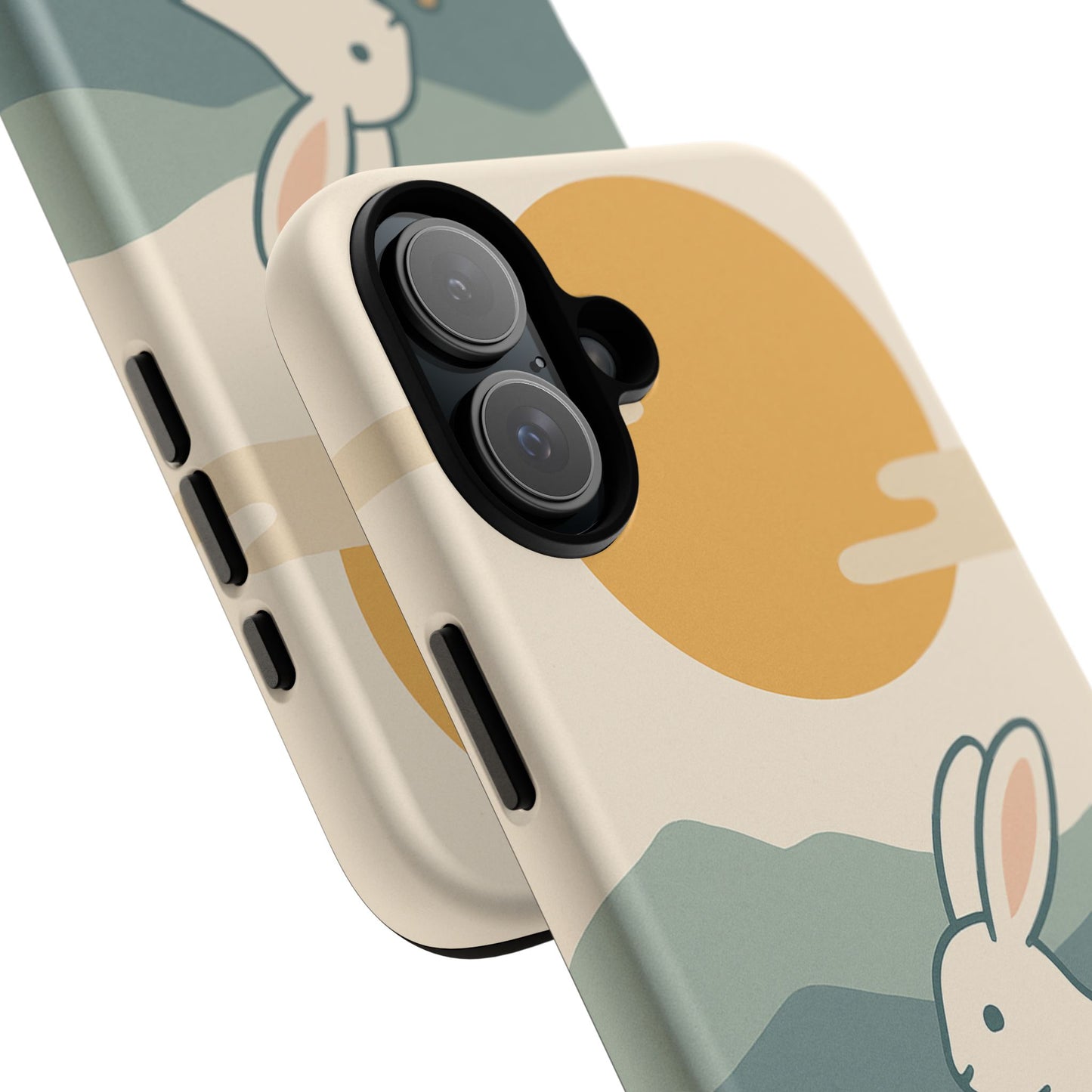 Moon Rabbit iPhone Case - Tough Case
