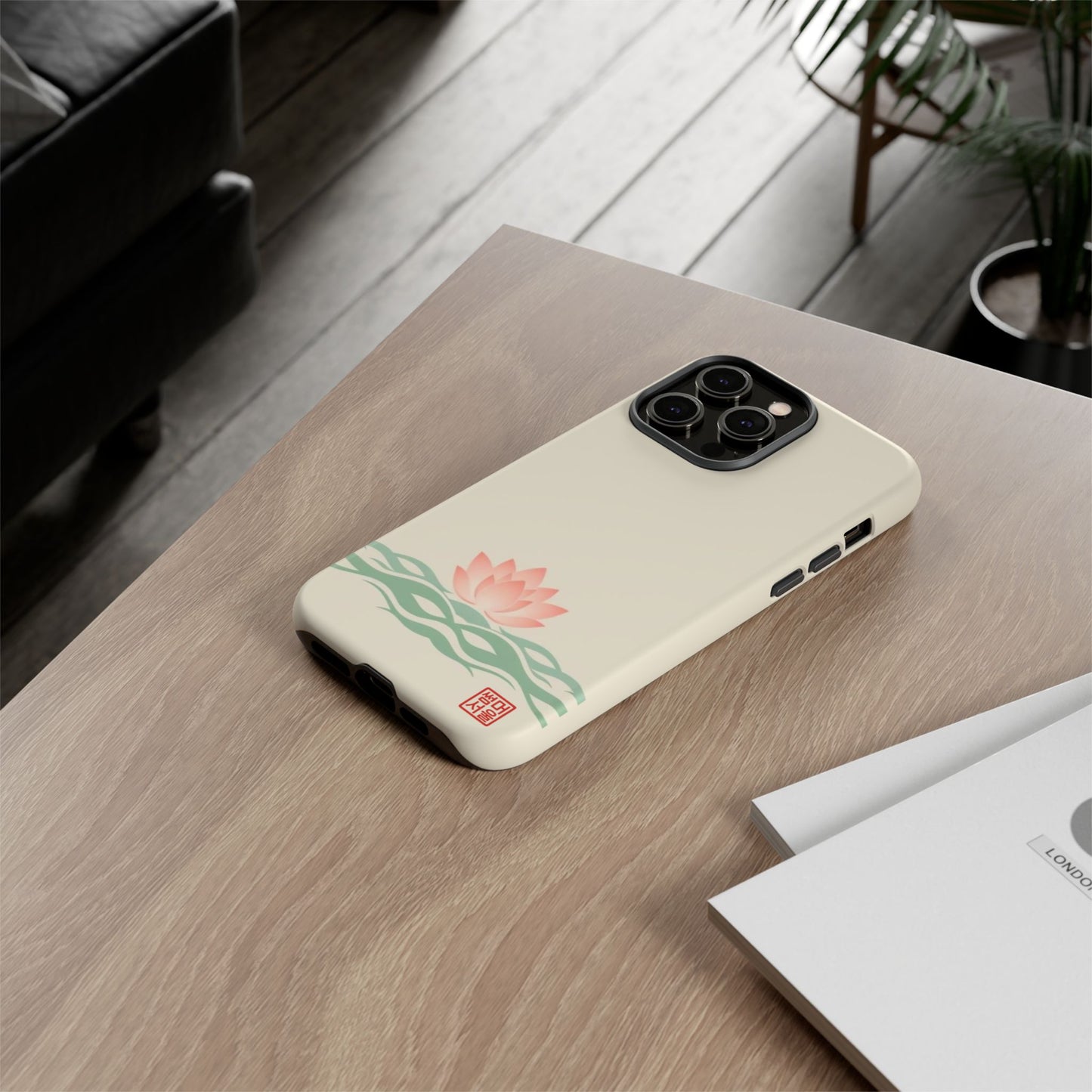 Lotus Rise iPhone Case - Tough Case