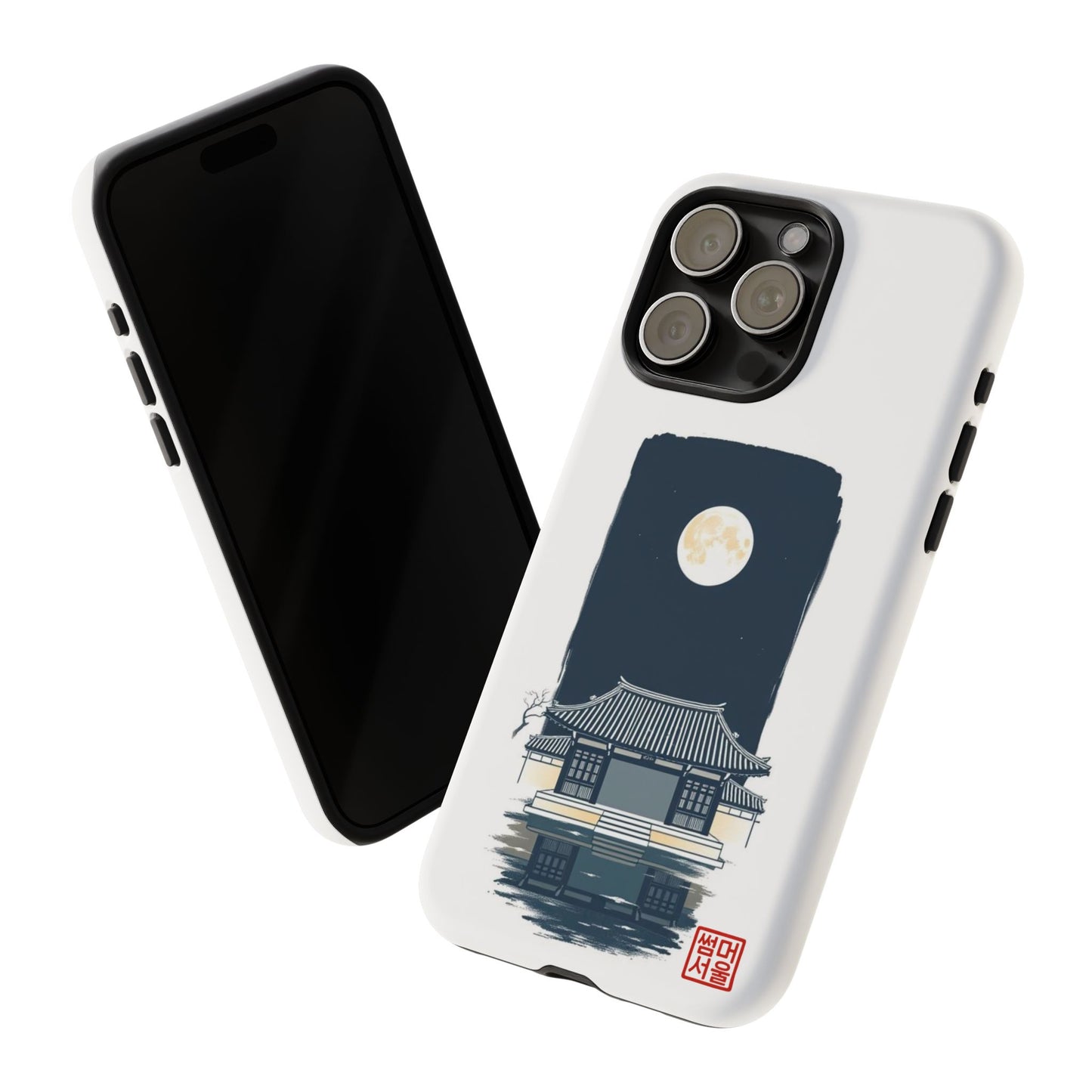 Moon Over Hanok iPhone Case - Tough Case