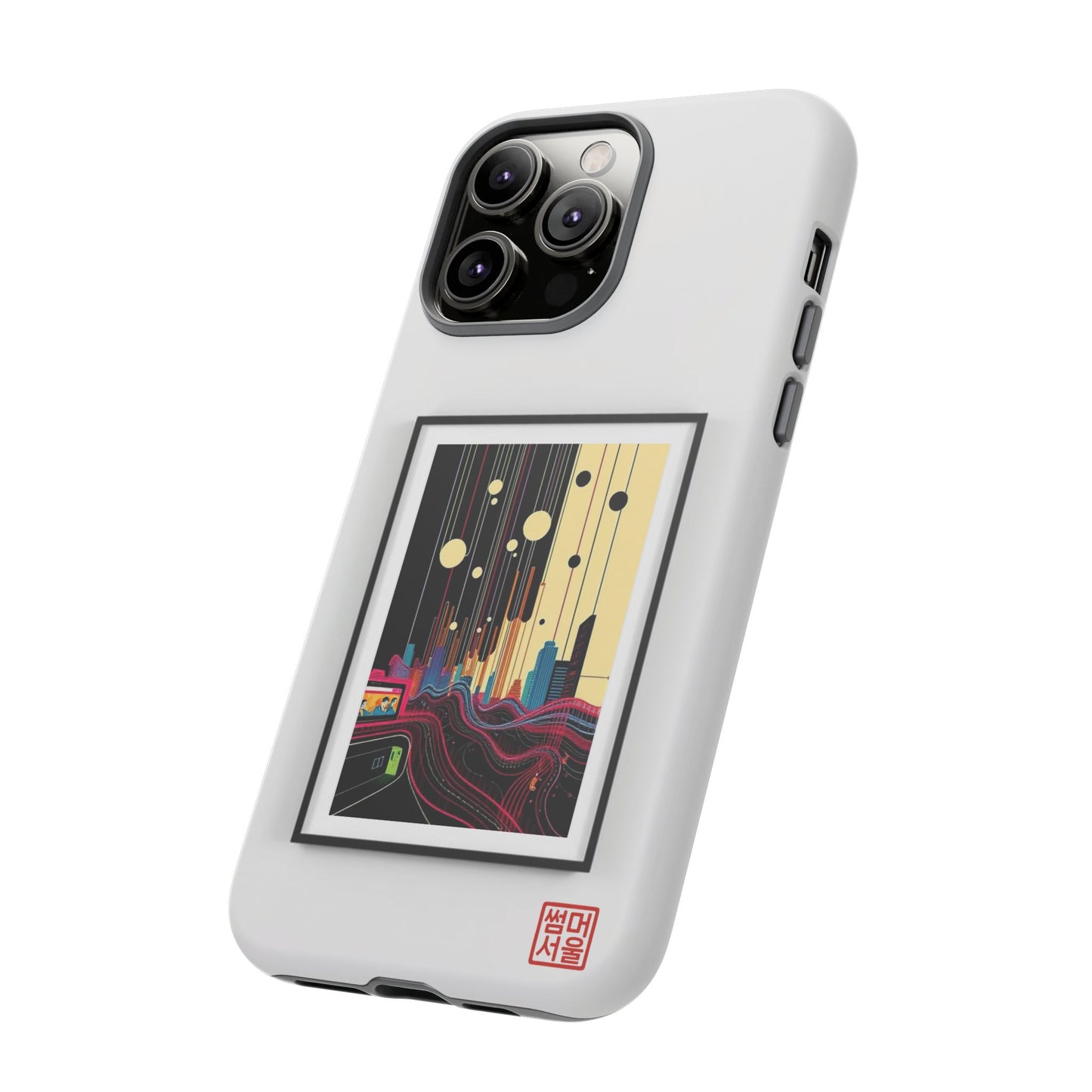Seoul Canvas iPhone Case - Tough Case