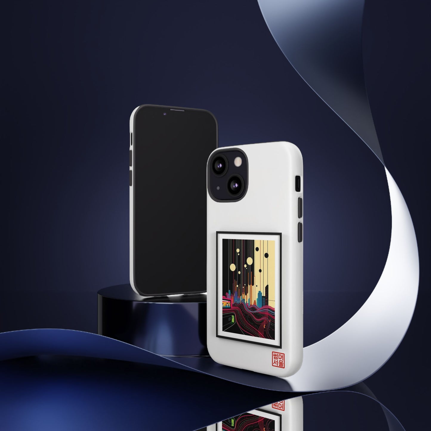 Seoul Canvas iPhone Case - Tough Case