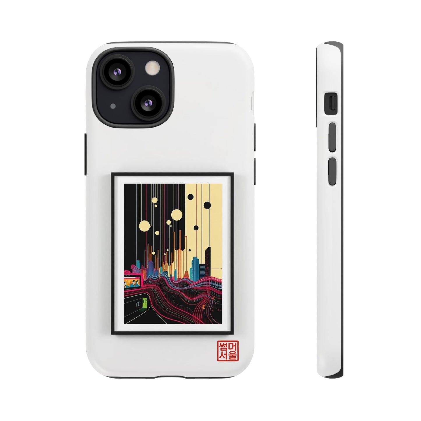 Seoul Canvas iPhone Case - Tough Case