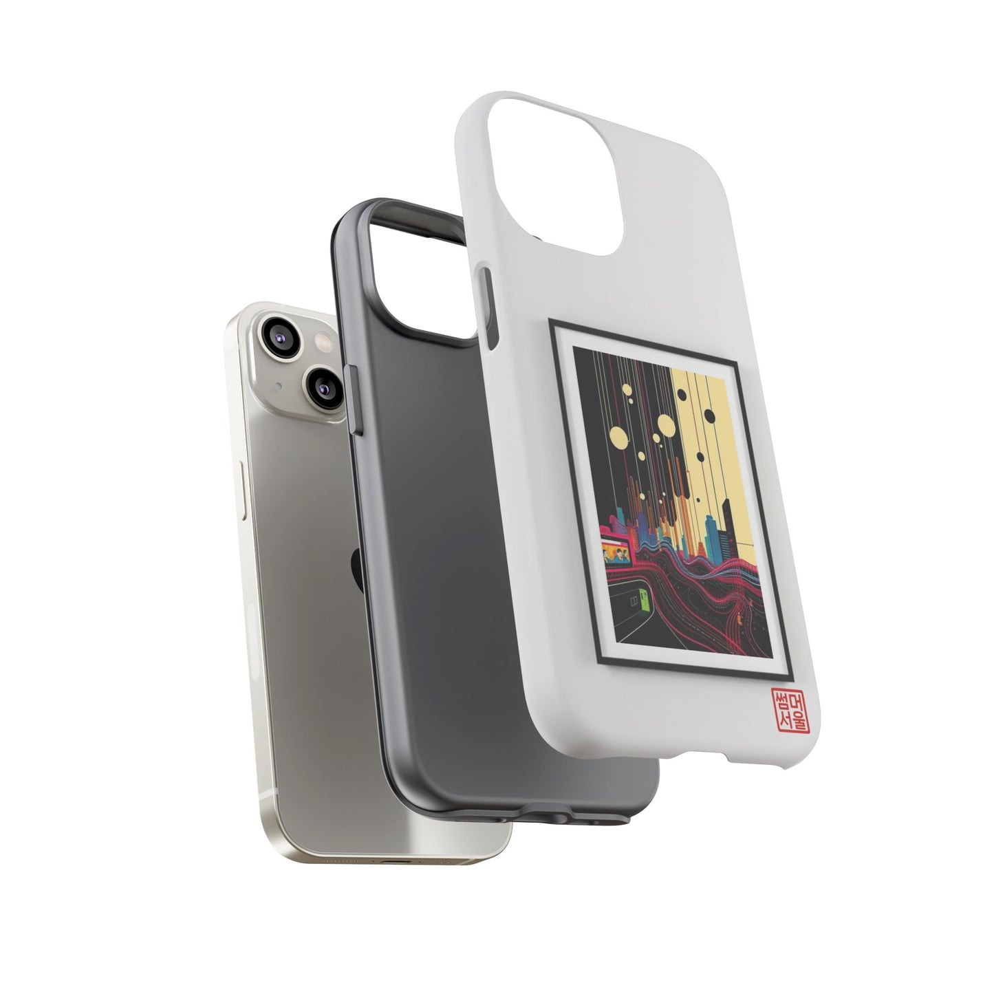 Seoul Canvas iPhone Case - Tough Case