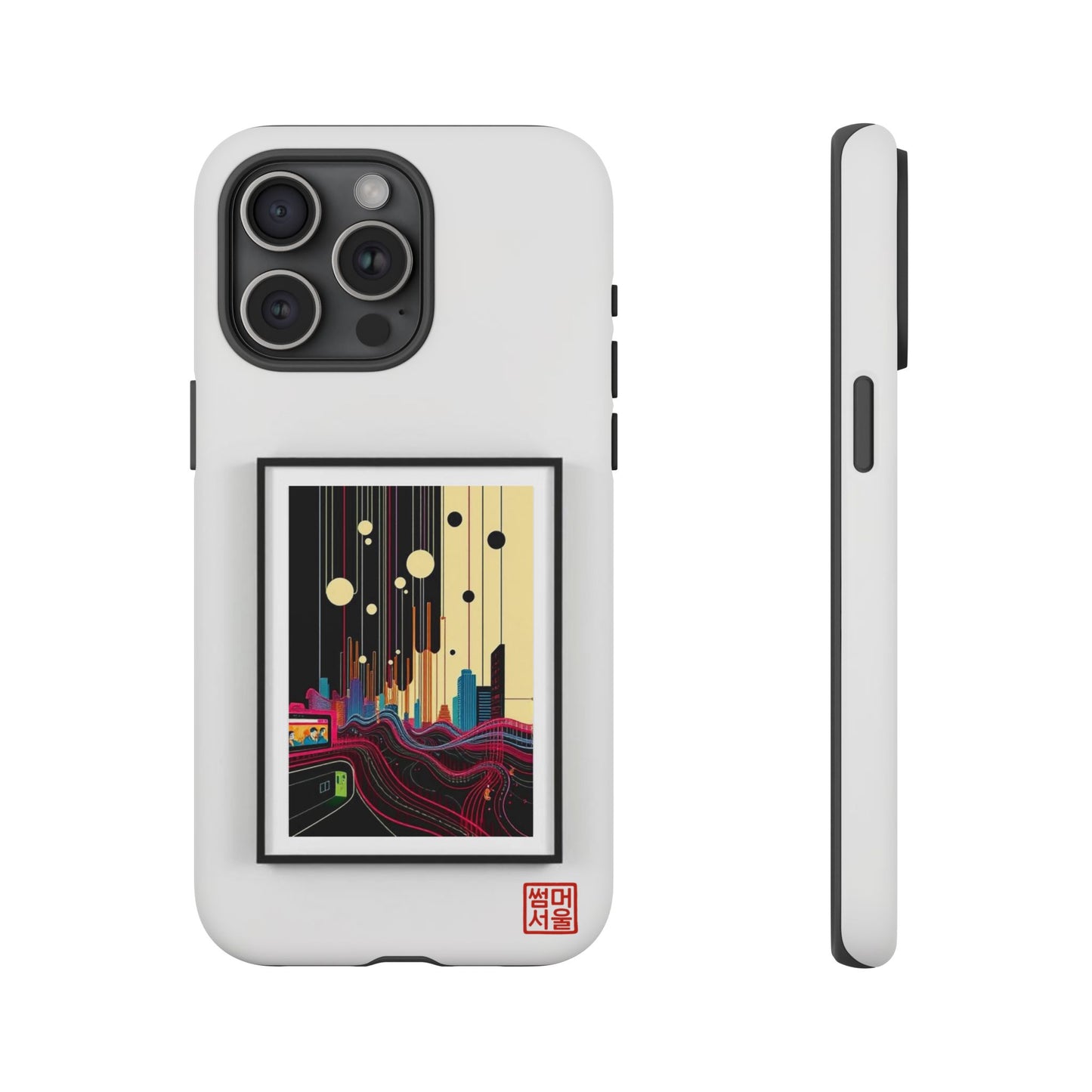 Seoul Canvas iPhone Case - Tough Case